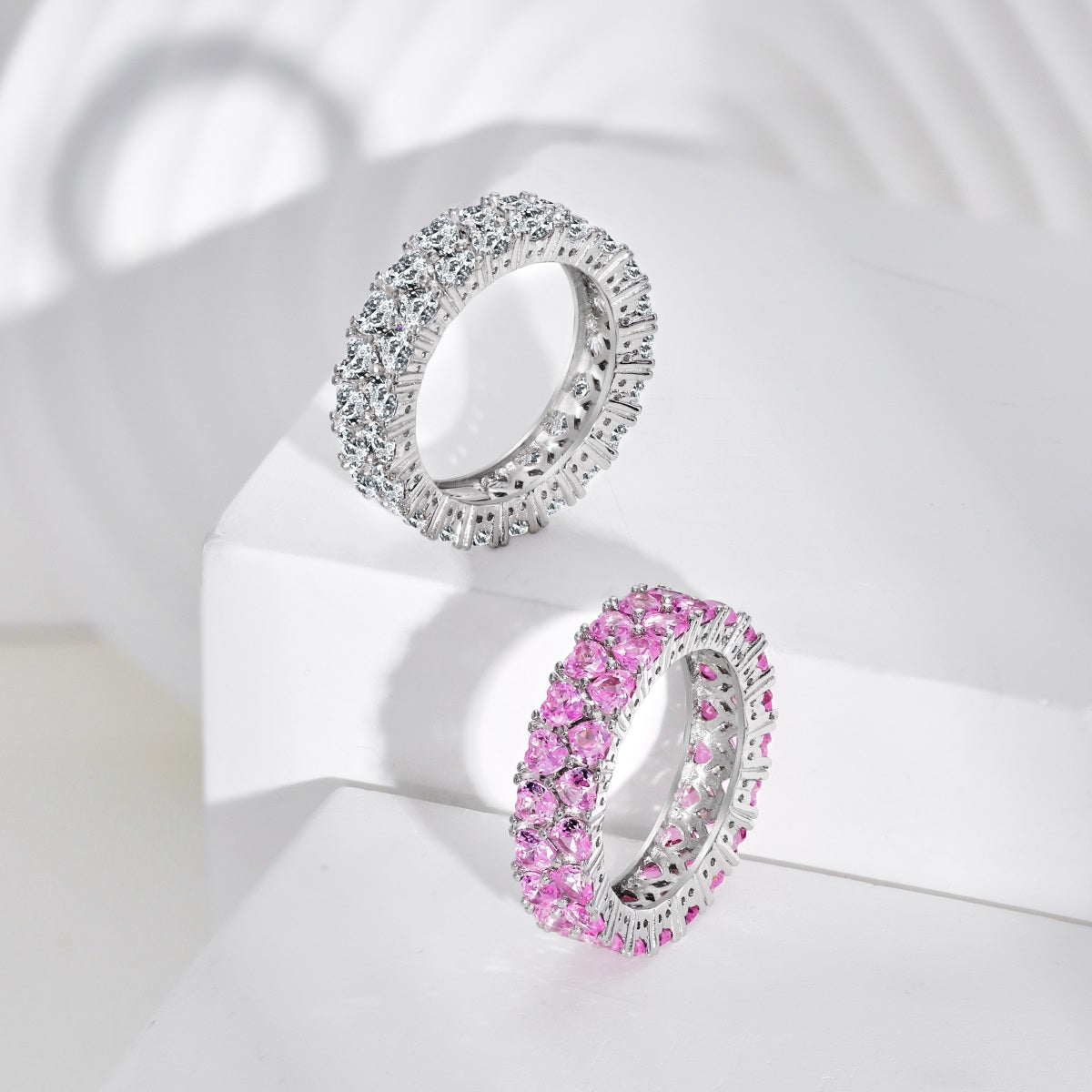 [HOT] Bague cœur scintillante