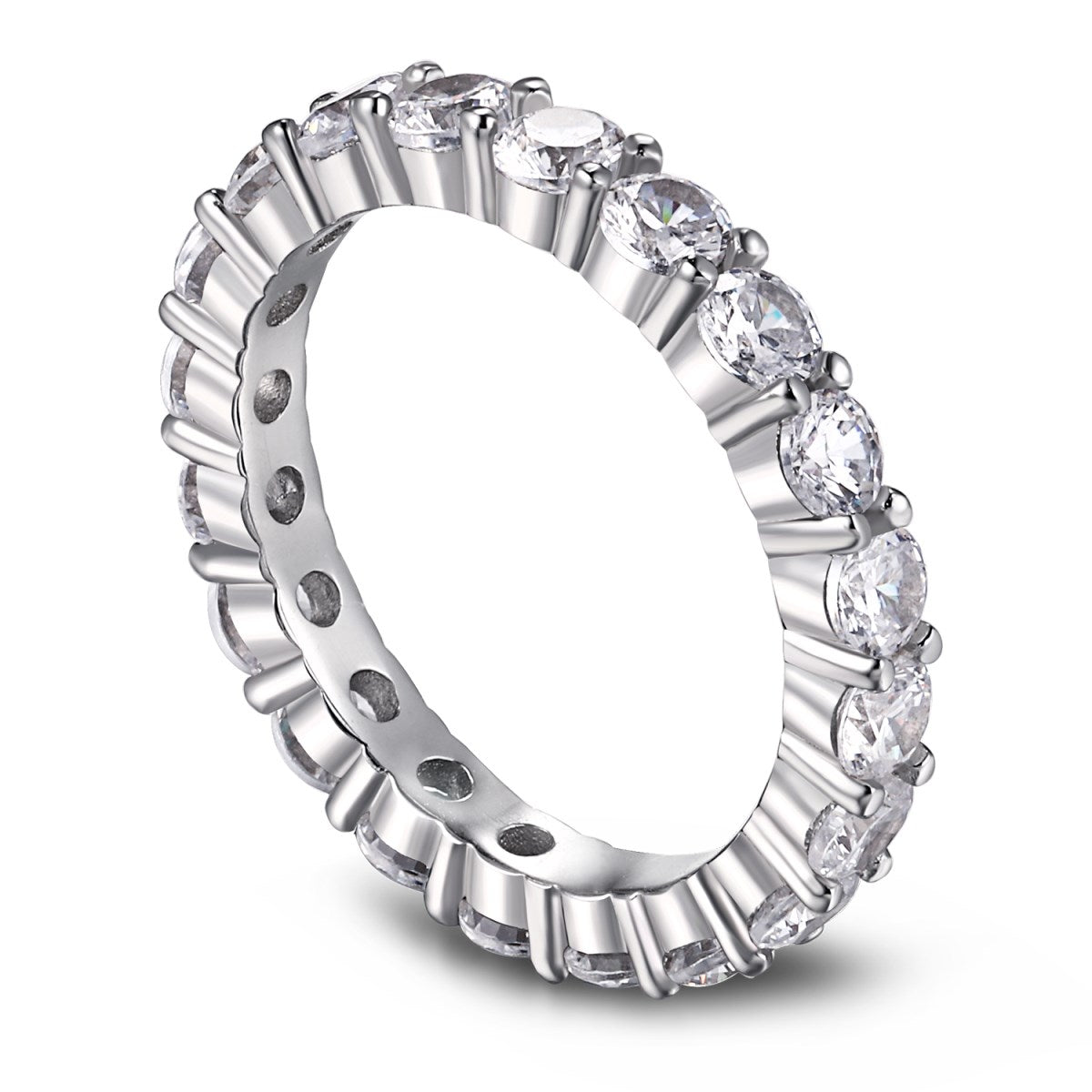 [HOT] Bague de tennis ronde scintillante