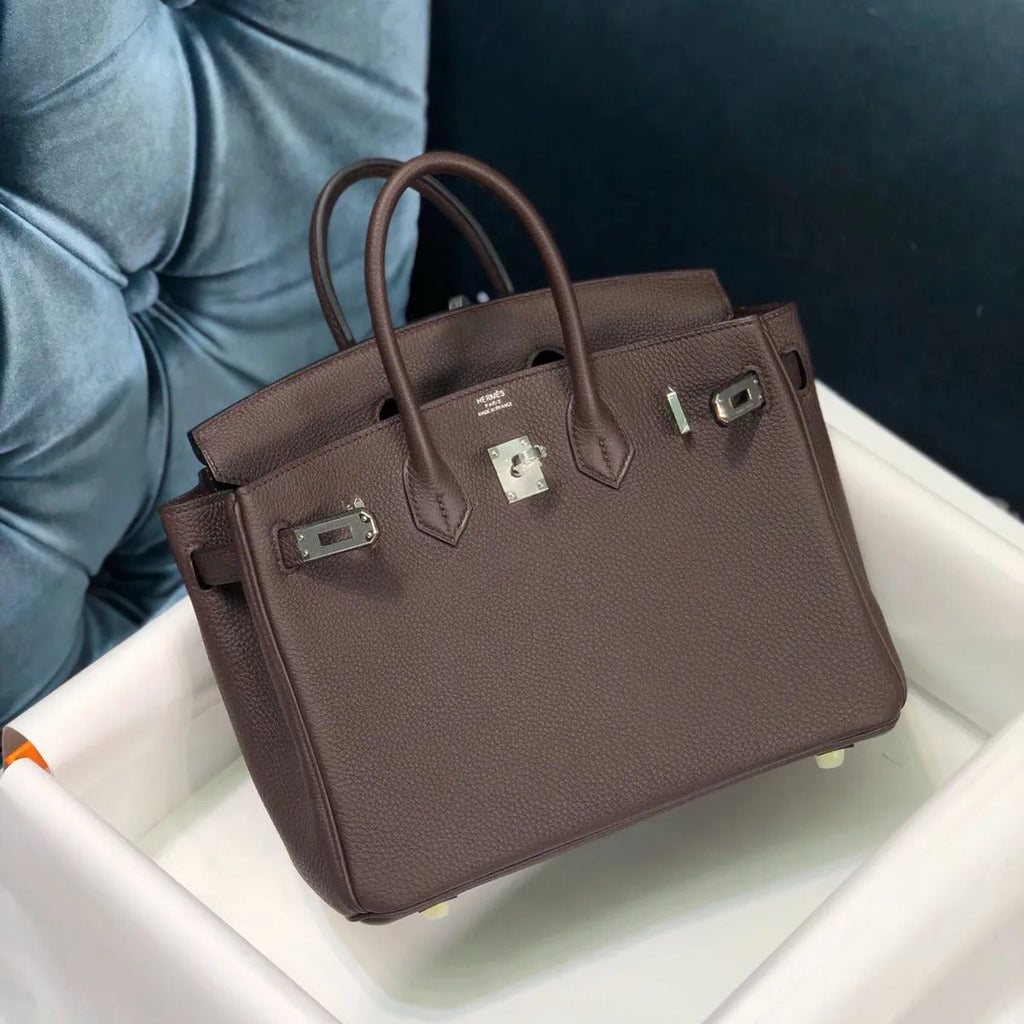 HM バーキン カフェ トゴレザー シルバー金具