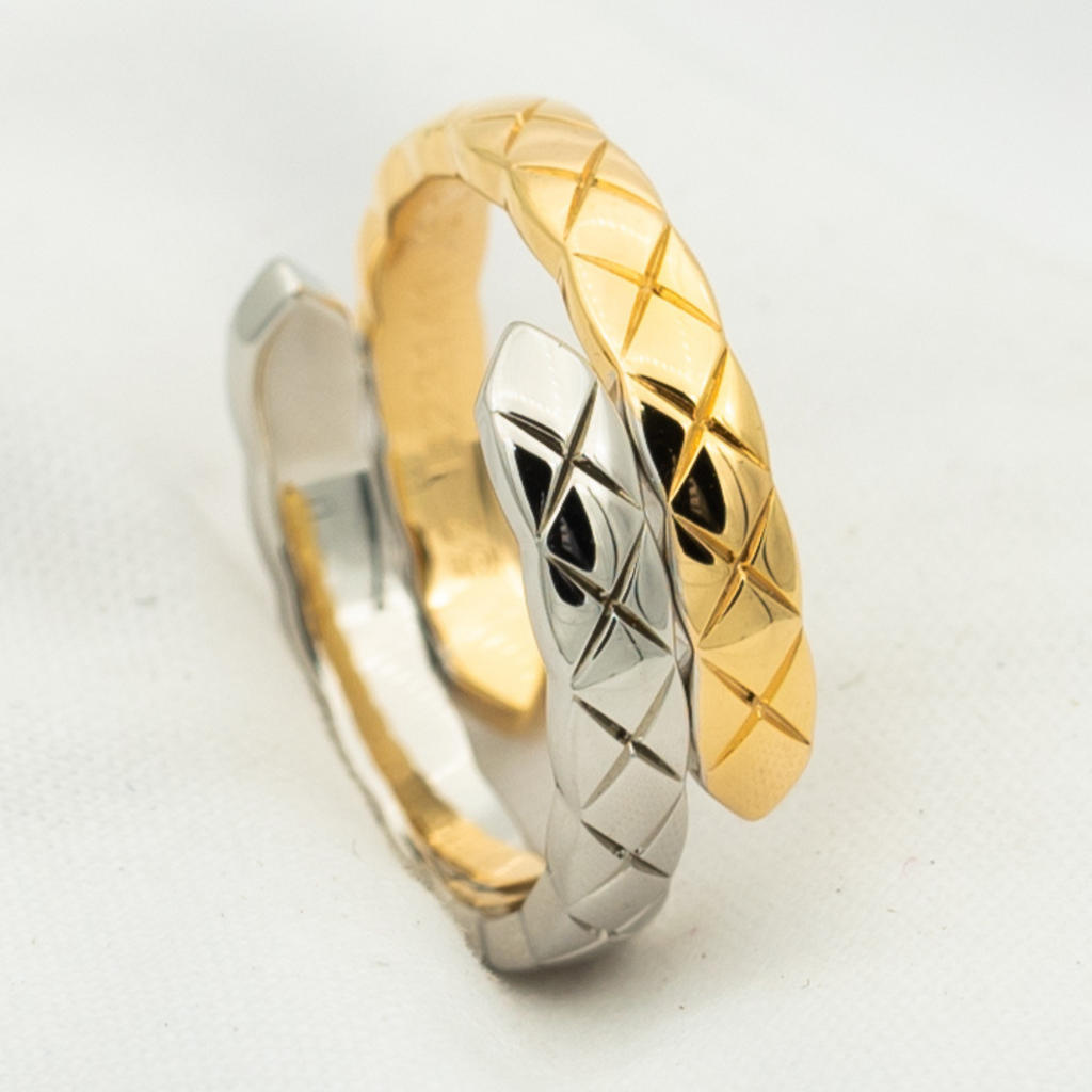 CRUSH TOI ET MOI RING SILVER ROSE GOLD