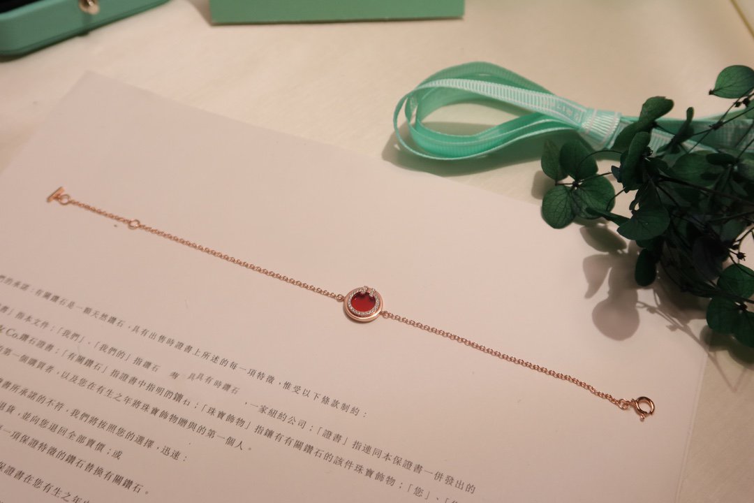 DIAMOND CIRCLE ROSE GOLD BRACELET