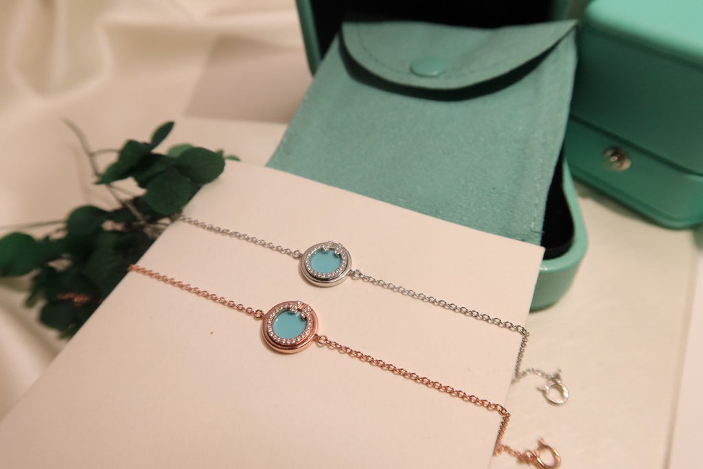 DIAMOND CIRCLE ROSE GOLD BRACELET