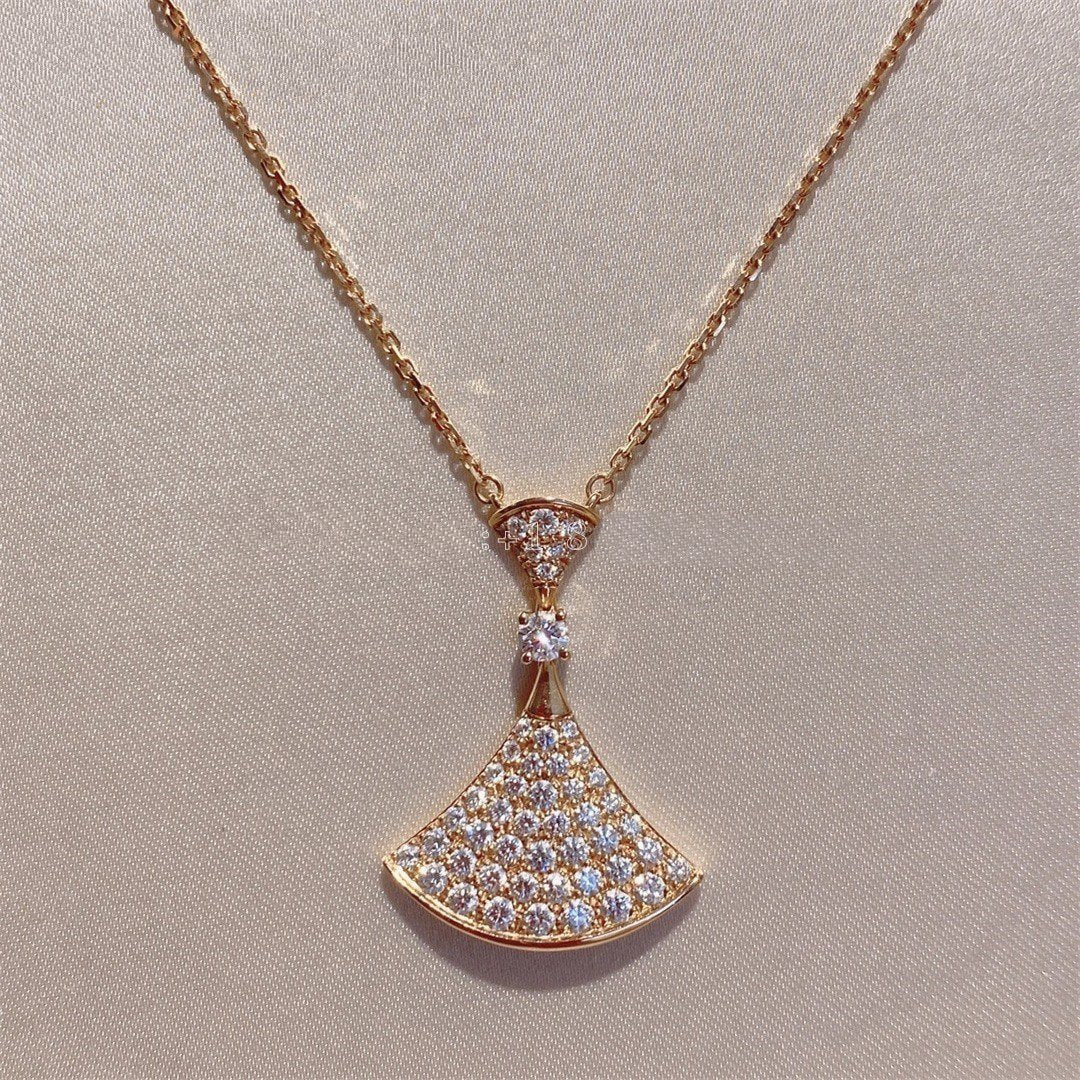 DREAM NECKLACE ROSE GOLD FULL DIAMOND