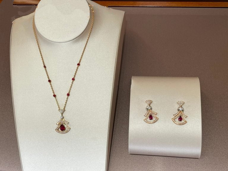 DREAM NECKLACE CARNELIAN DIAMOND ROSE GOLD