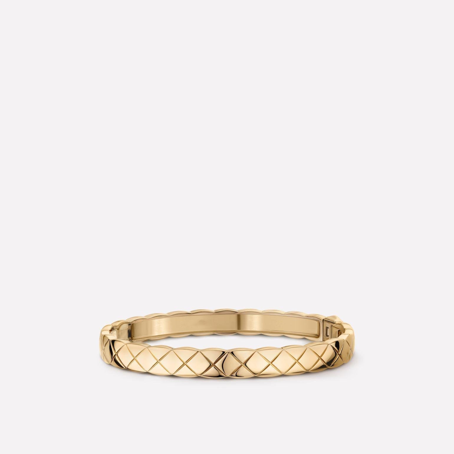CRUSH BRACELET ROSE GOLD QUILTED