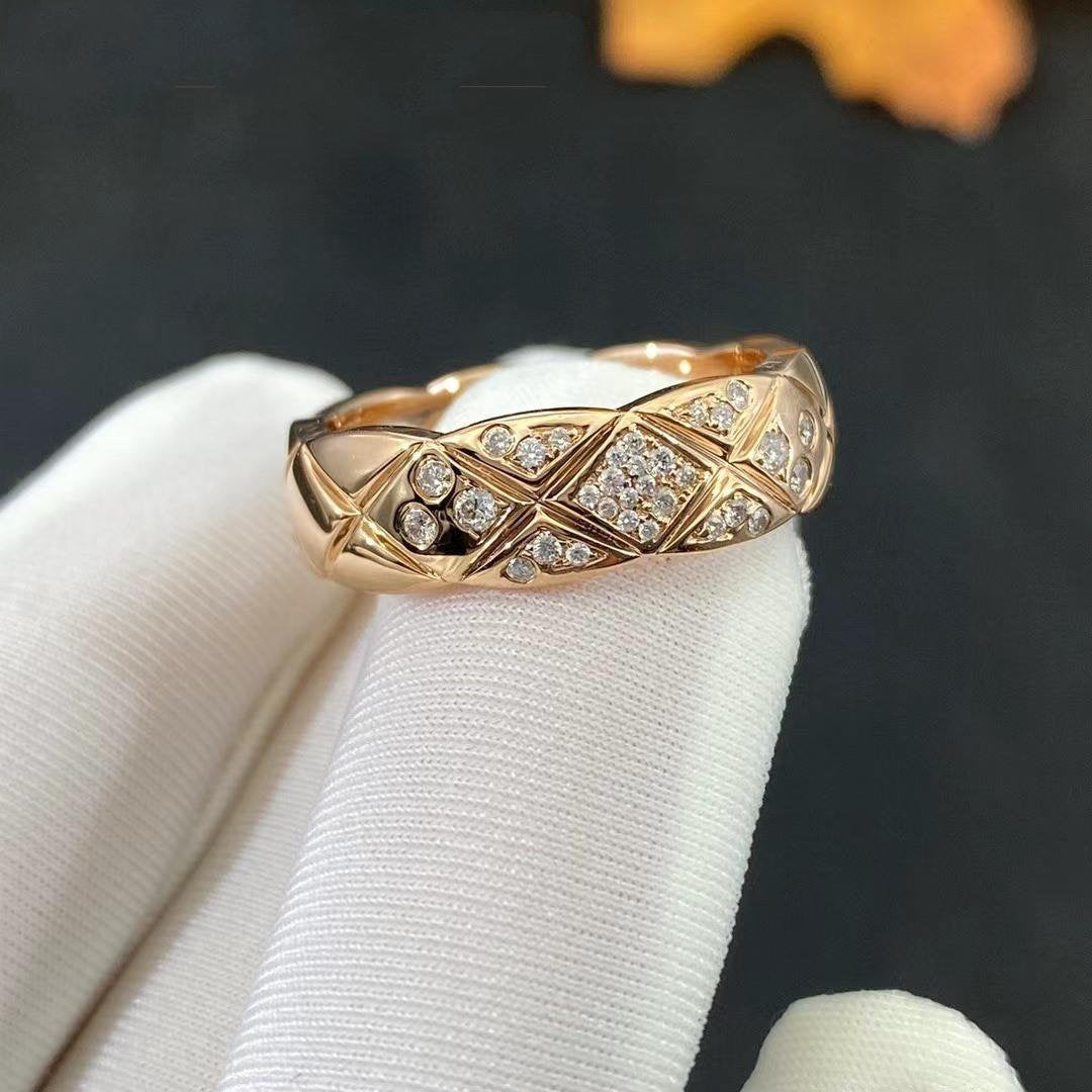 CRUSH SMALL RING ROSE GOLD DIAMOND