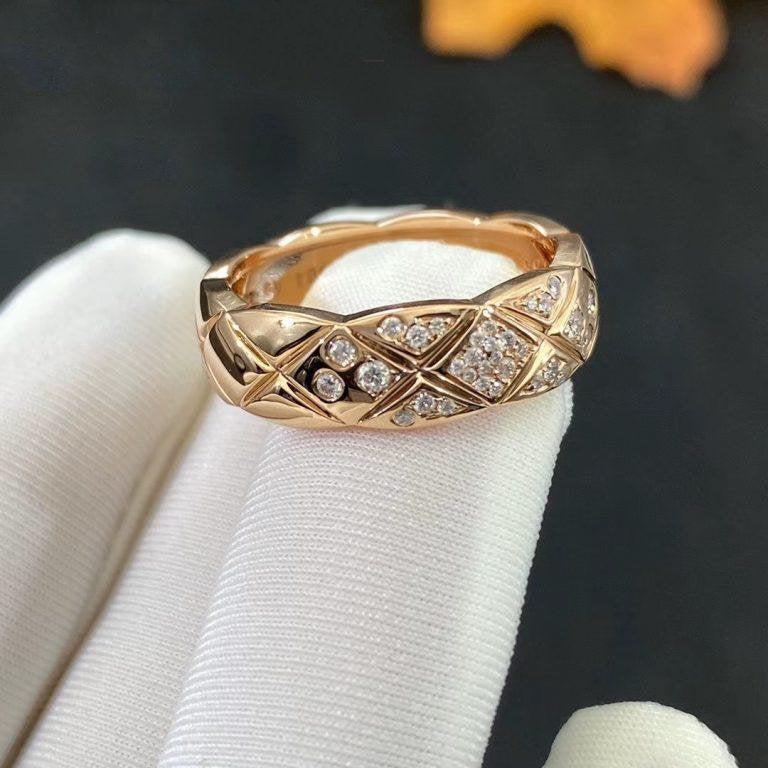CRUSH SMALL RING ROSE GOLD DIAMOND