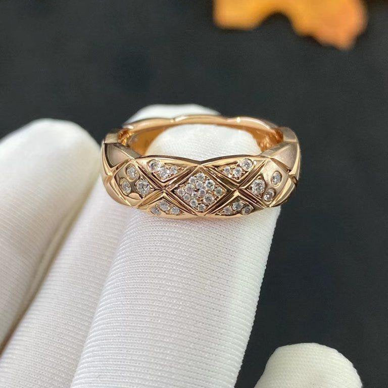 CRUSH SMALL RING ROSE GOLD DIAMOND