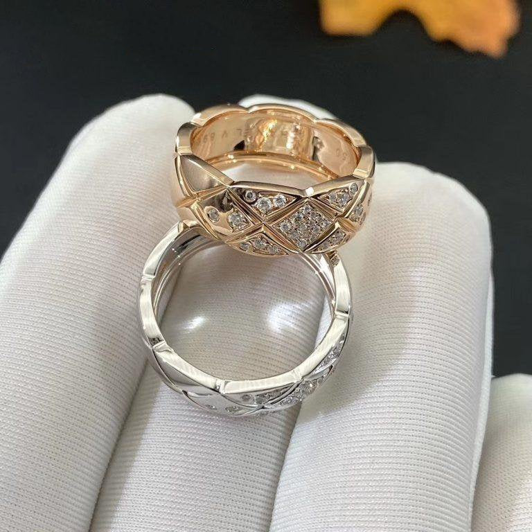 CRUSH SMALL RING ROSE GOLD DIAMOND