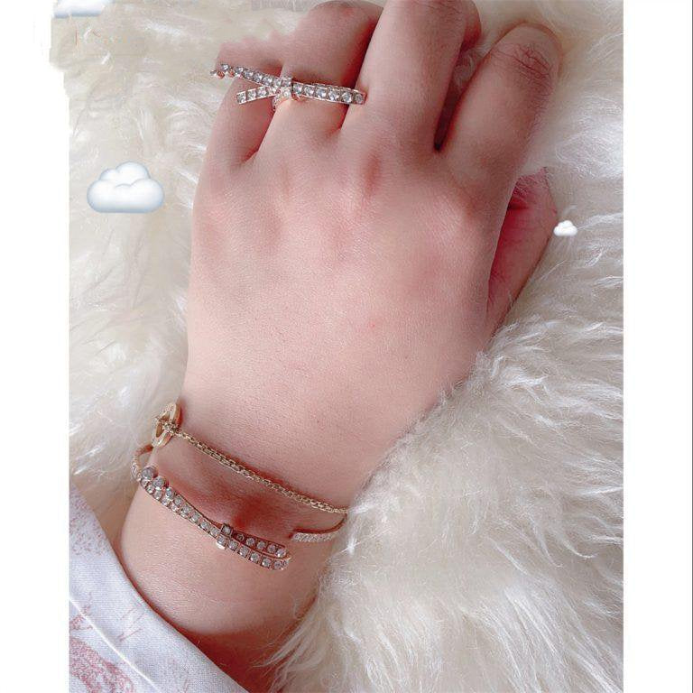 RUBAN BRACELET ROSE GOLD DIAMOND
