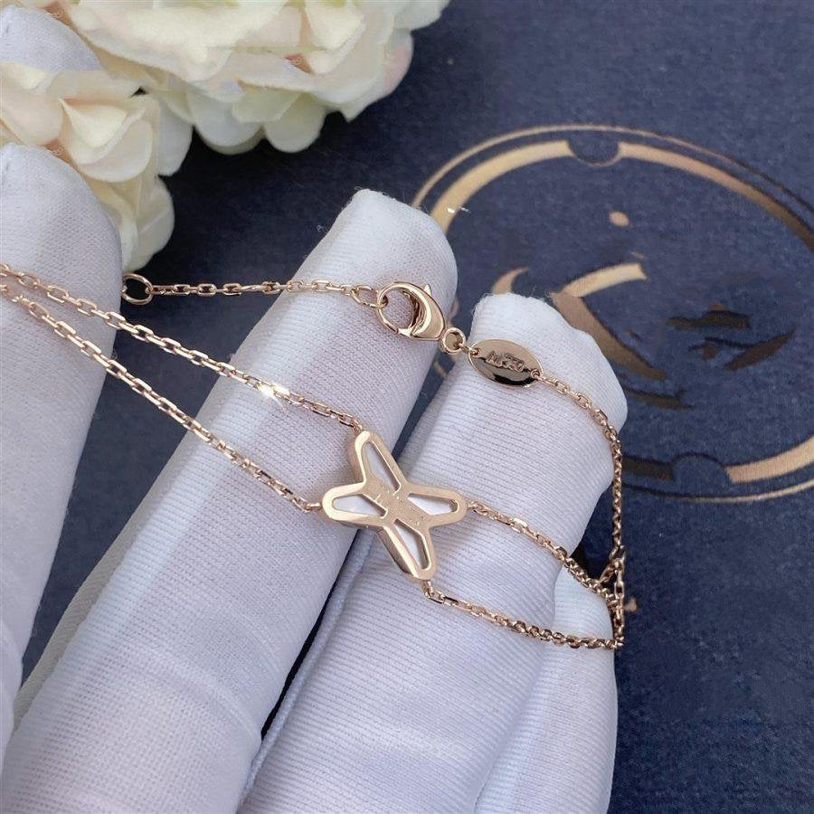 JEUX BRACELET WHITE MOP ROSE GOLD 1 DIAMOND