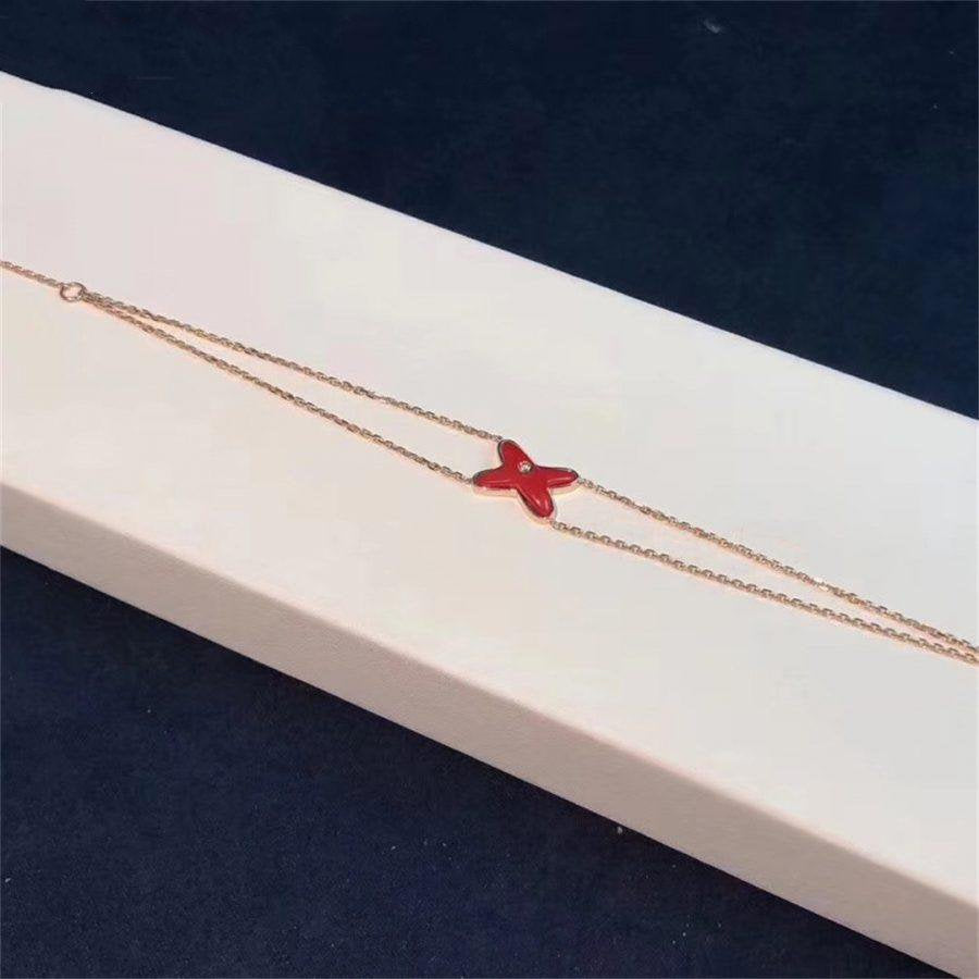 JEUX BRACELET CARNELIAN ROSE GOLD 1 DIAMOND