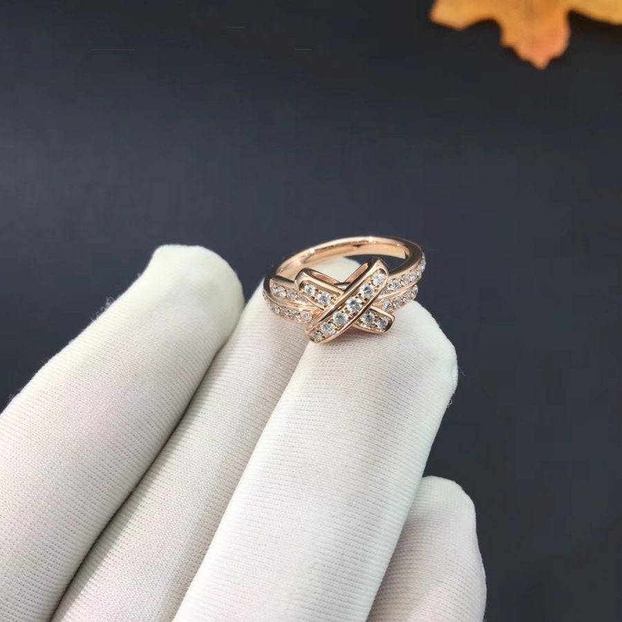 JEUX DE RING ROSE GOLD DIAMOND