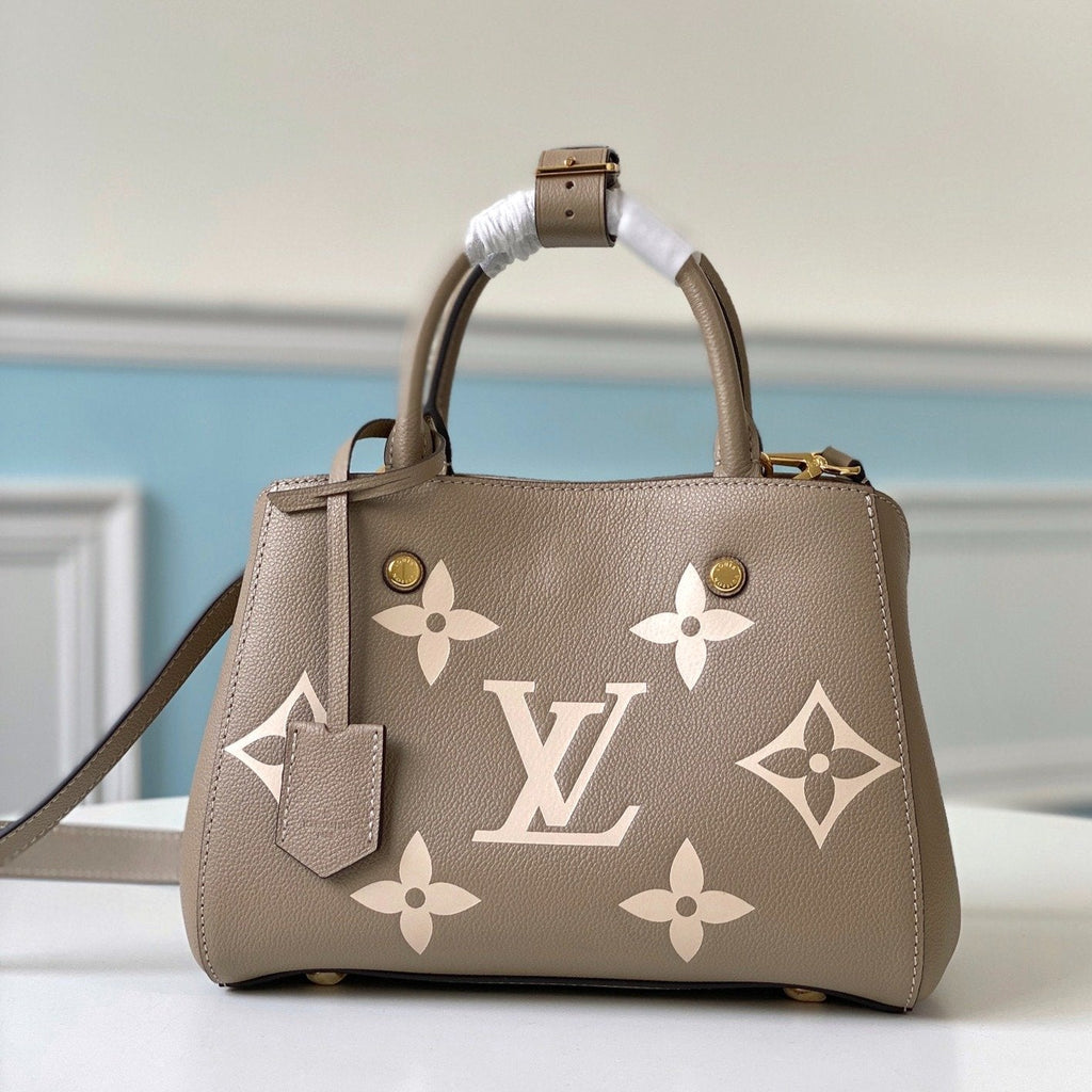 MONTAIGNE BB 29CM CUIR MONOGRAMME BEIGE