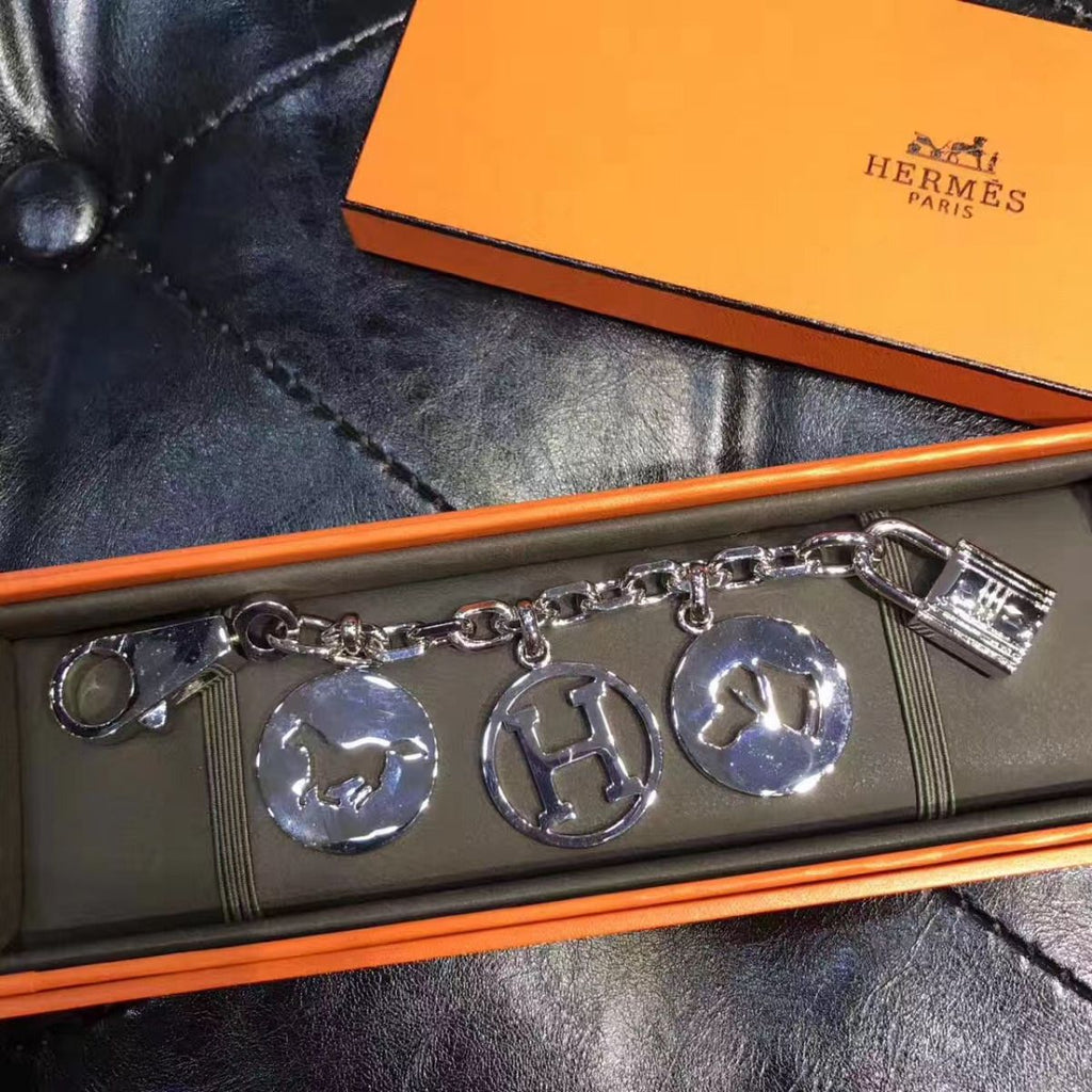 HM シルバー ブレロック バッグチャーム