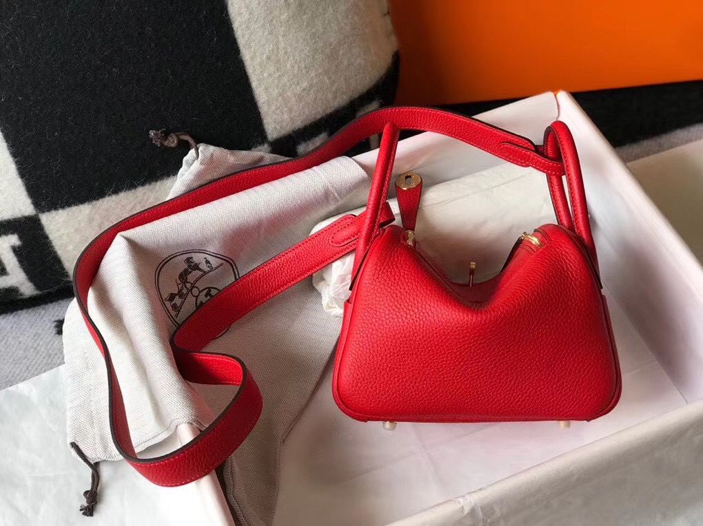HM ミニ リンディ 20cm レッドレザー