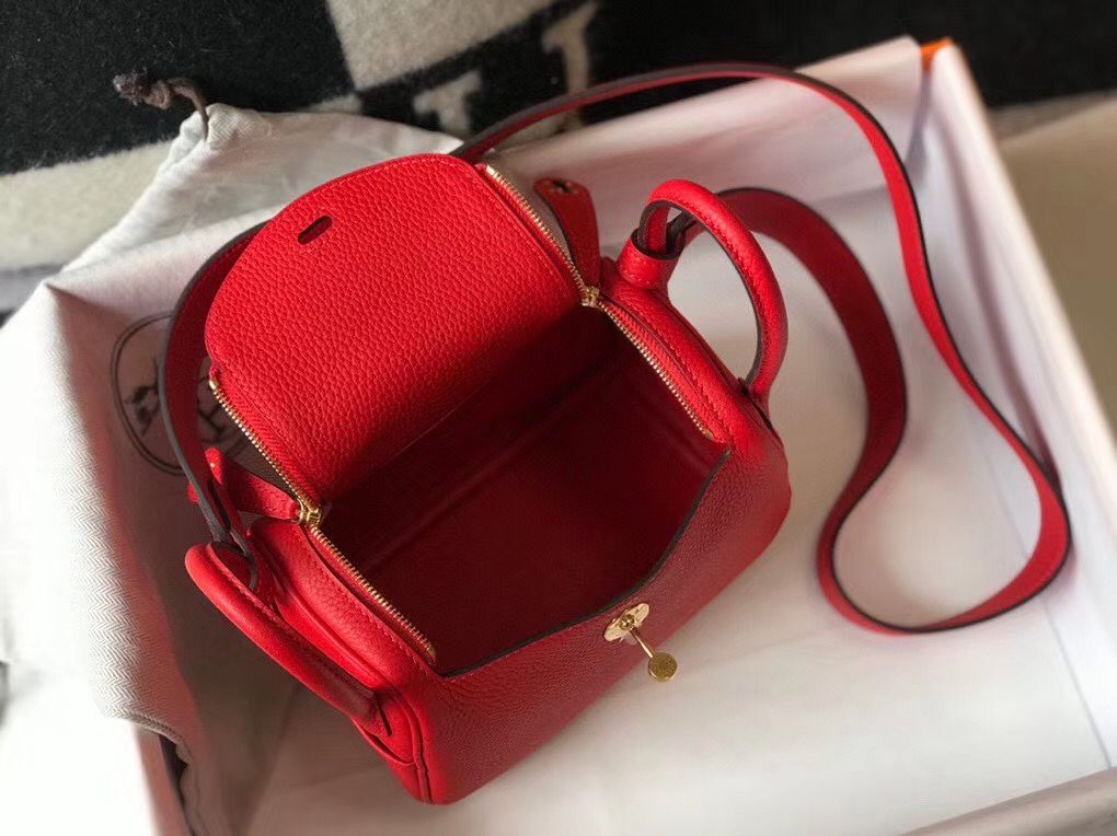 HM ミニ リンディ 20cm レッドレザー