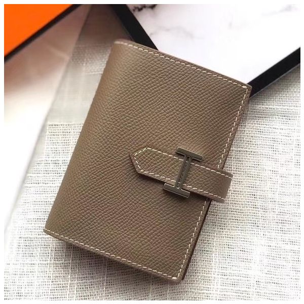 HM ベアンズ 10cm ミニウォレット トープエプソムレザー