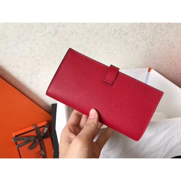 HM レッド エプソム ベアンズ 17.5 マチ付きウォレット