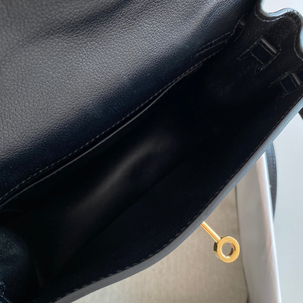 KELLY DANSE II 22CM CUIR NOIR EVERCOLOR GHW
