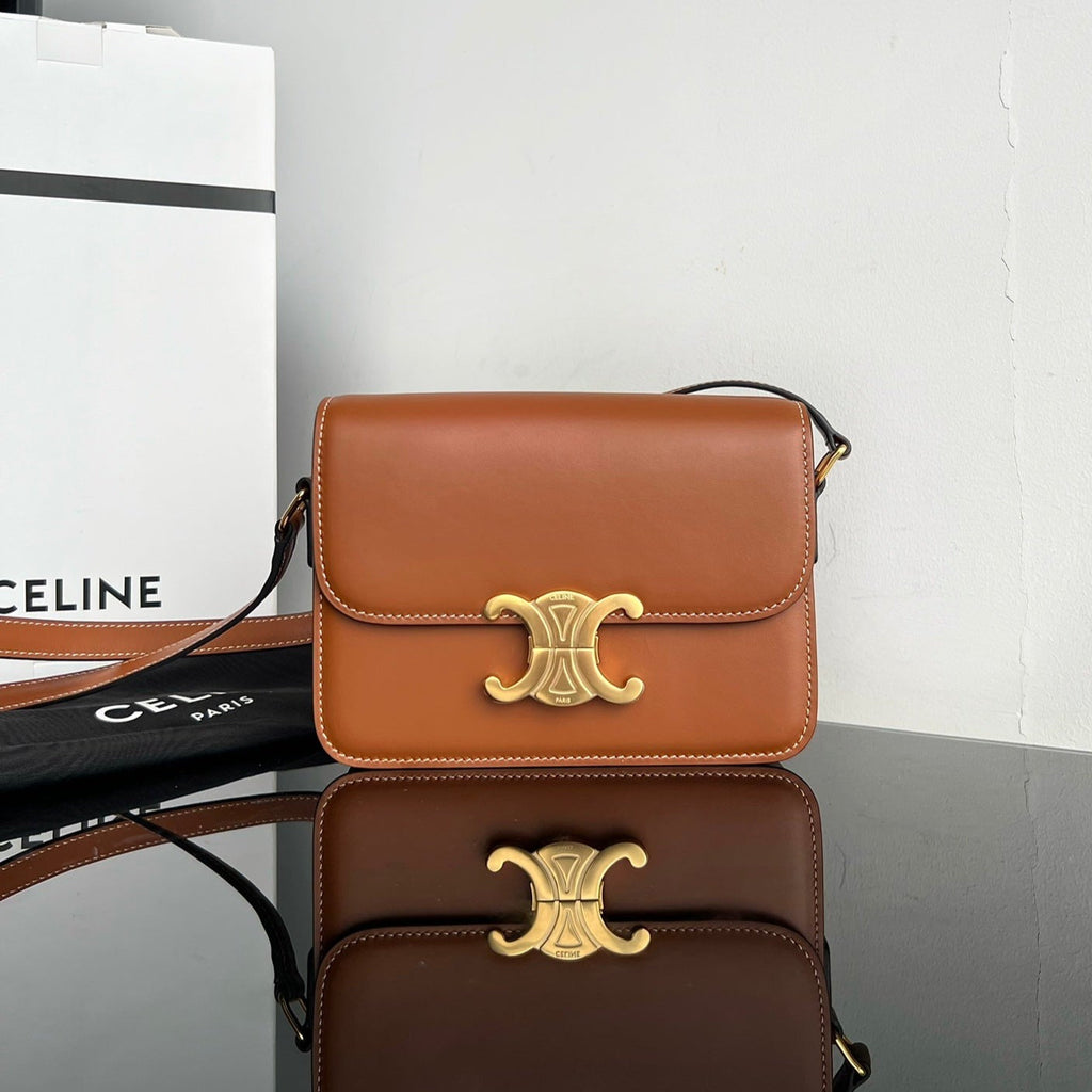 TRIPHOME TEEN 18 CANNELLE CUIR DE VACHE MARRON