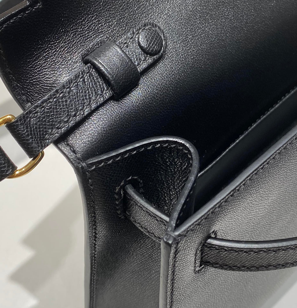 HM ケリー エラン 27cm ブラック レザー GHW
