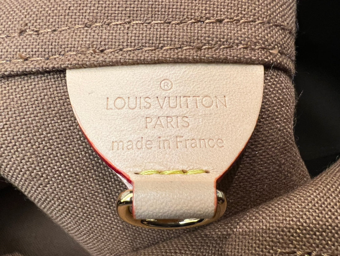 ATLANTIS GM 34 TOILE MONOGRAMME MARRON FONCÉ