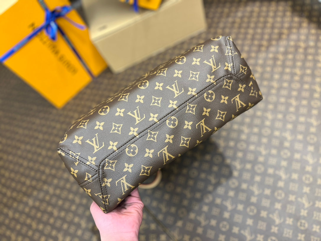 ATLANTIS GM 34 DARK BROWN MONOGRAM CANVAS