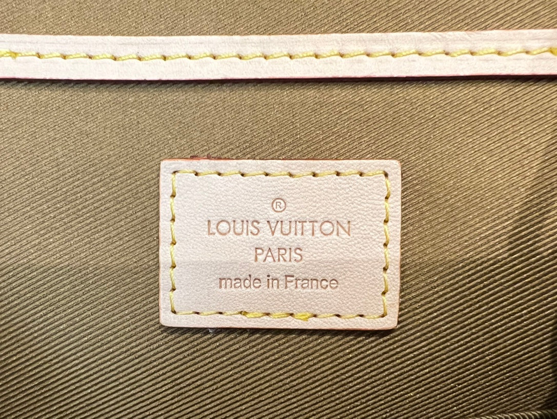EXCURSION 21 TOILE MONOGRAMME CUIR DE VEAU BEIGE