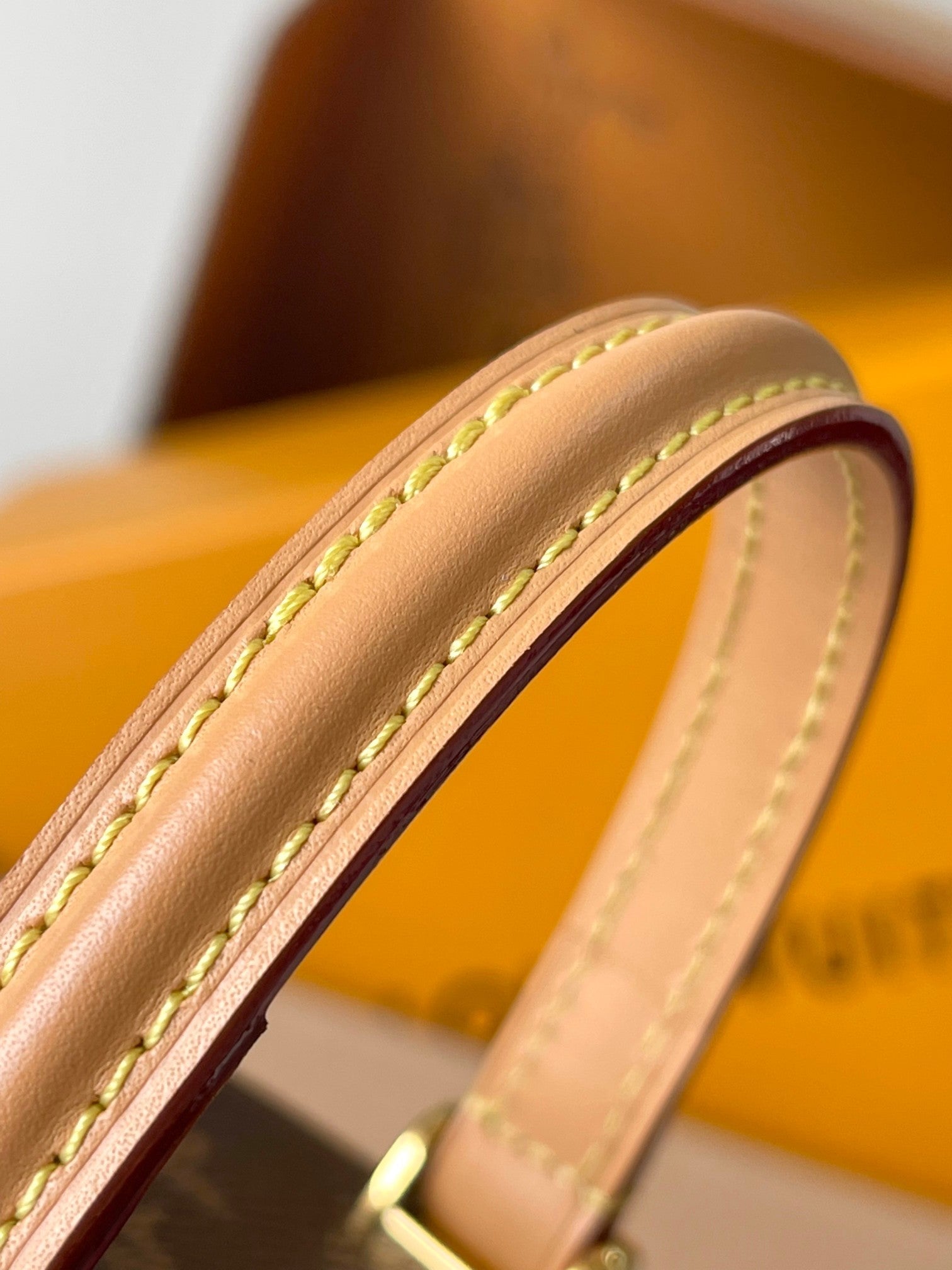 CANNES NANO 14 EN TOILE MONOGRAMME MARRON ET GARNITURES EN CUIR