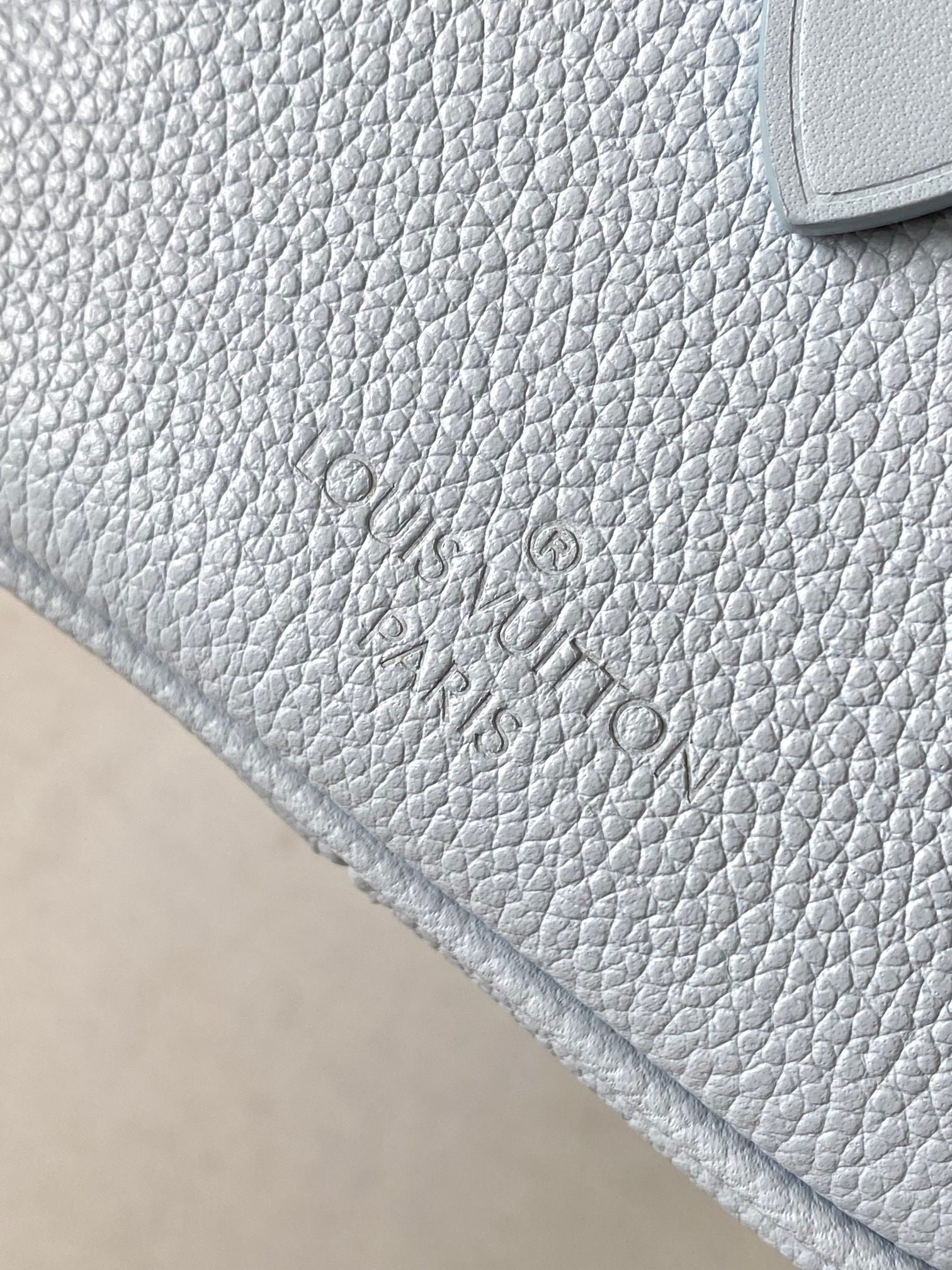 SPEEDY BANDOULIÈRE 20 EN CUIR EMPREINTE MONOGRAMME BLEU HOUR