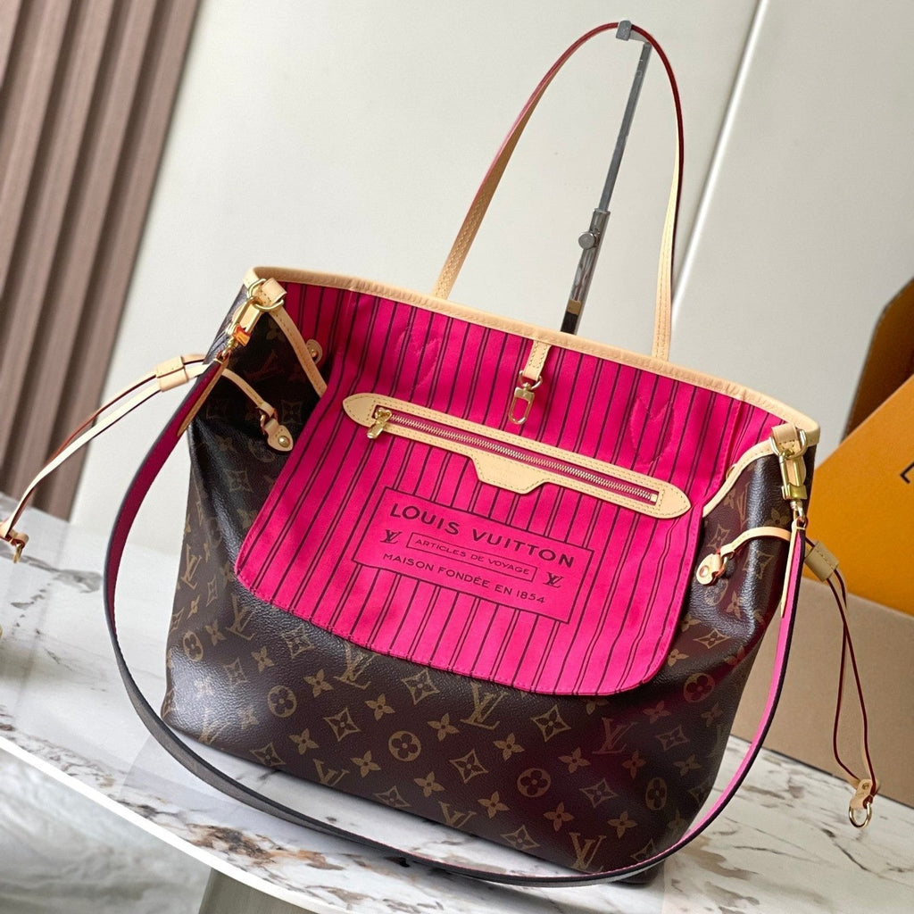 REVERSIBLE NEVERFULL MM 31 INSIDE OUT DARK PINK