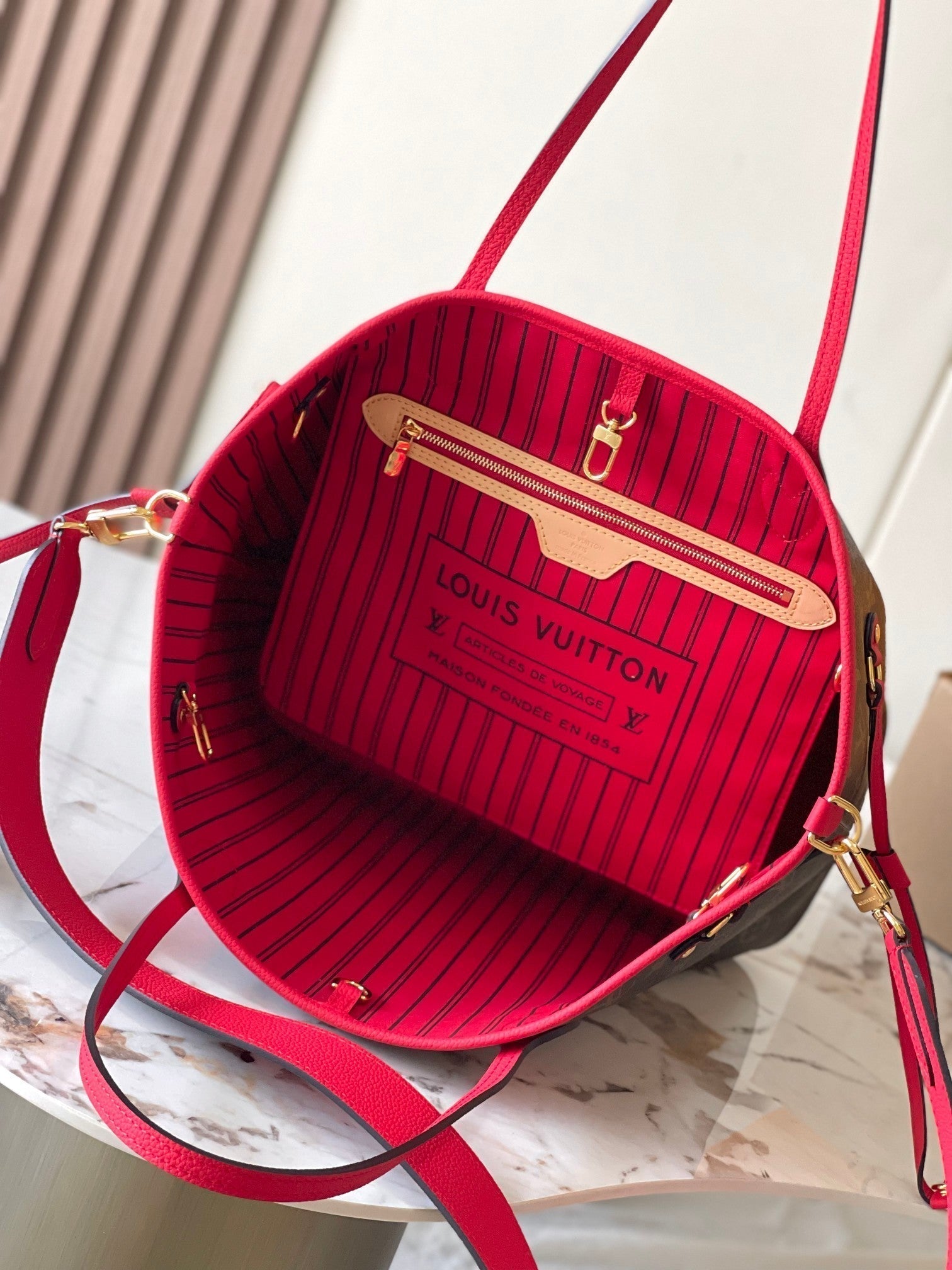 RÉVERSIBLE NEVERFULL MM 31 INVERSÉ POIGNÉE ROUGE 