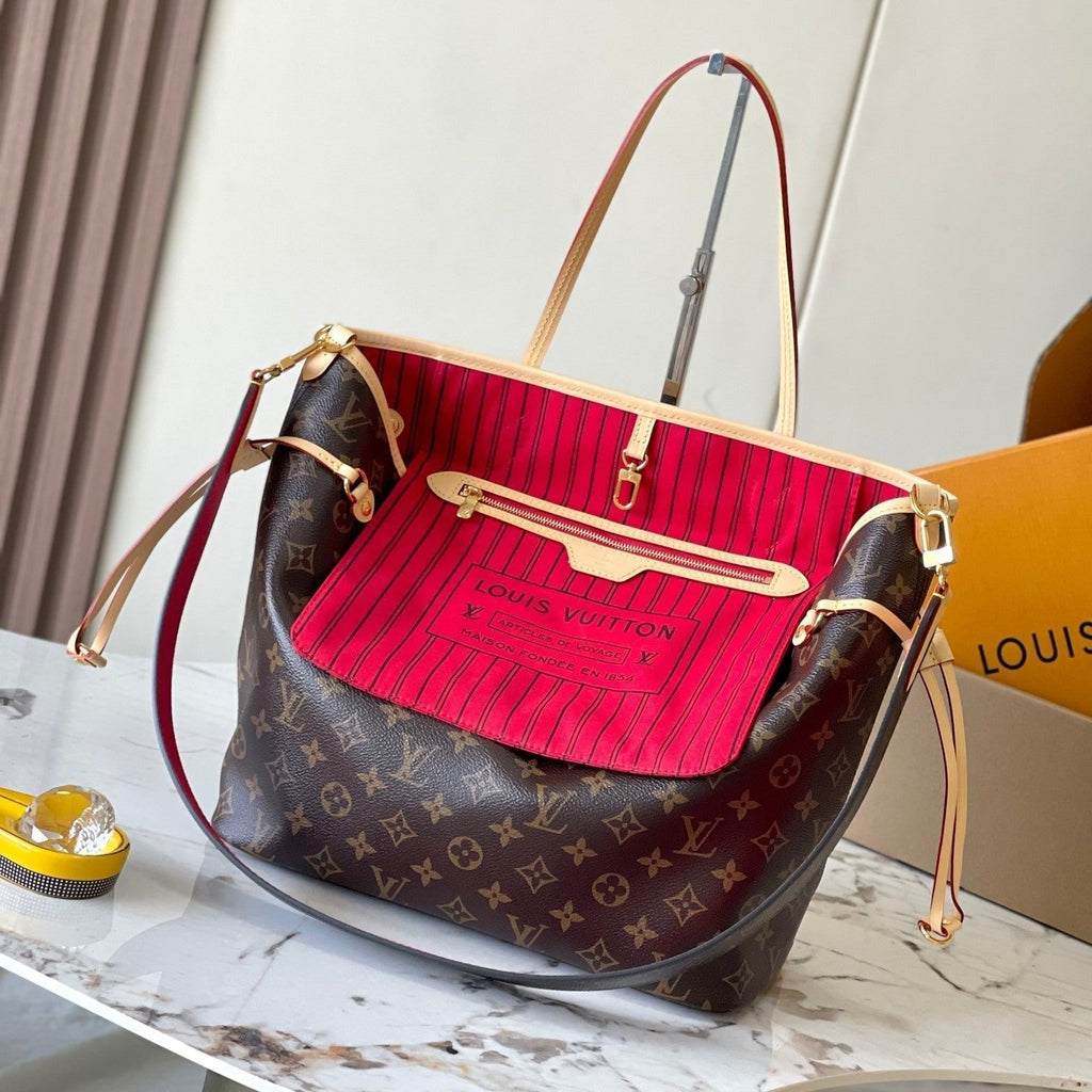 RÉVERSIBLE NEVERFULL MM 31 À L'ENVERS ROUGE 