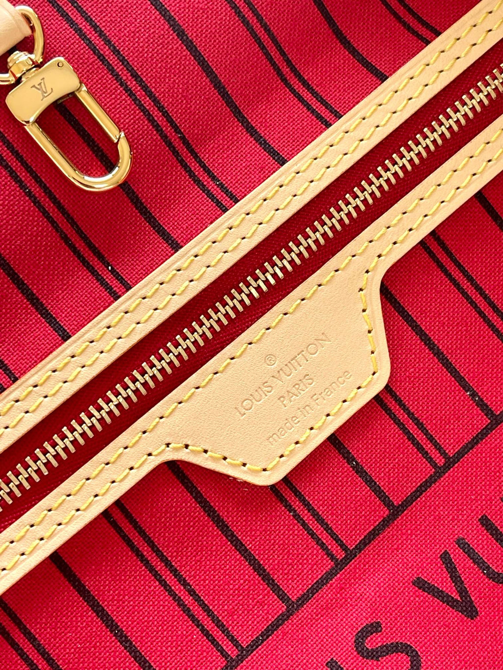 RÉVERSIBLE NEVERFULL MM 31 À L'ENVERS ROUGE 