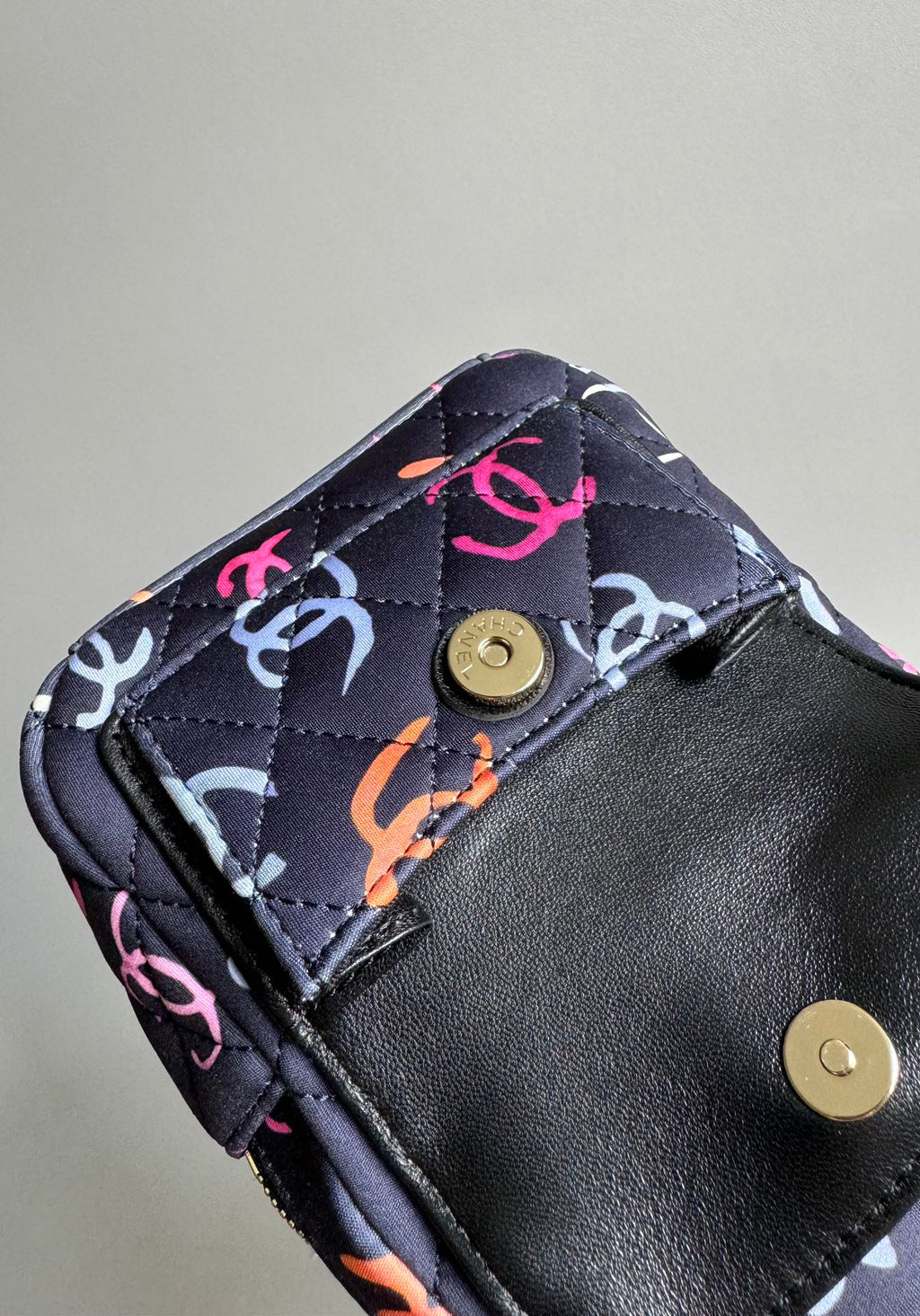 SAC À DOS CC 18CM NOIR ET NOMBREUSES AUTRES COULEURS TISSU IMPRIMÉ QUINCAILLERIE DORÉ