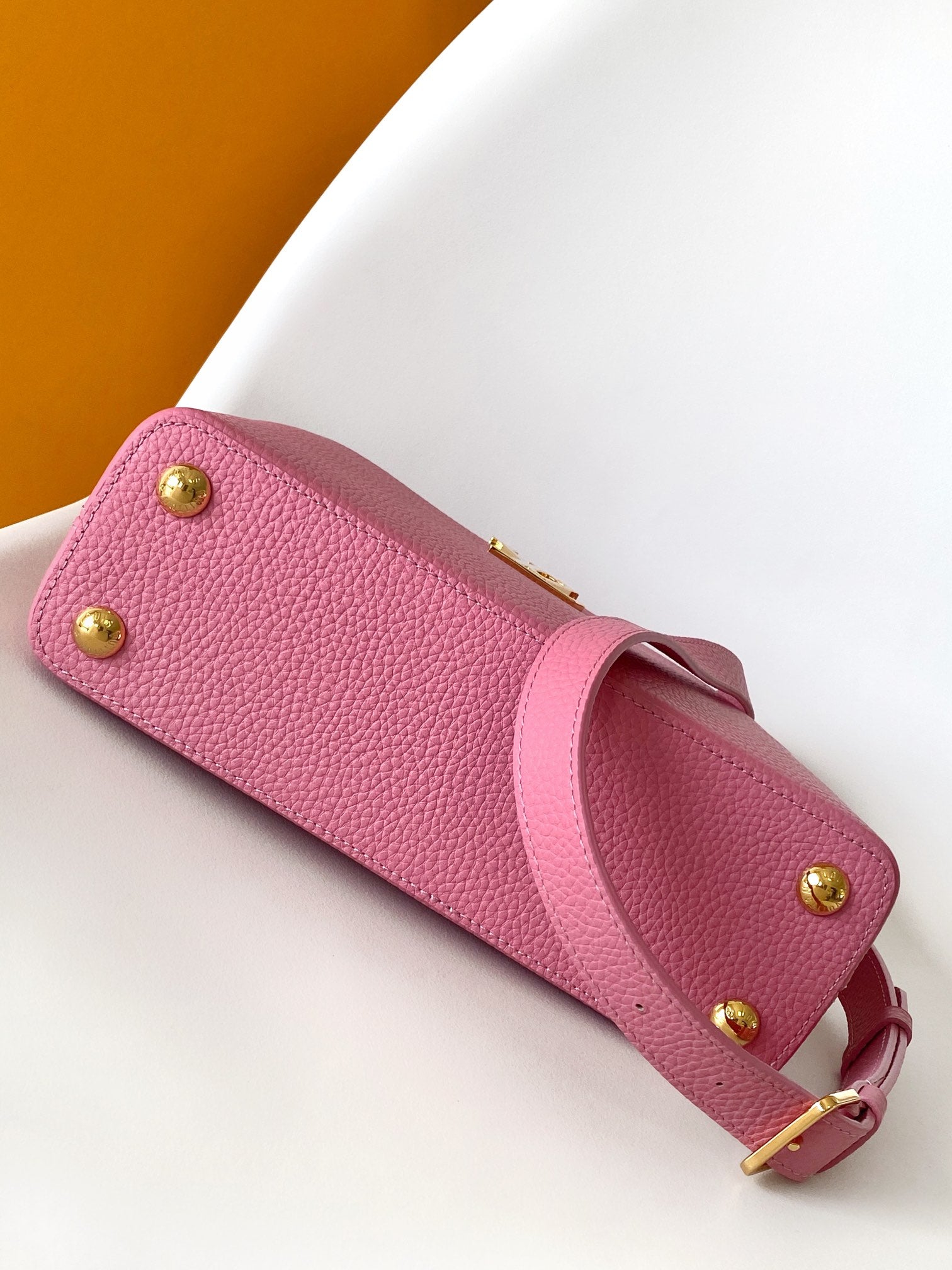 CAPUCINES MINI 21 EN QUINCAILLERIE OR TAURILLON ROSE GUIMAUVE