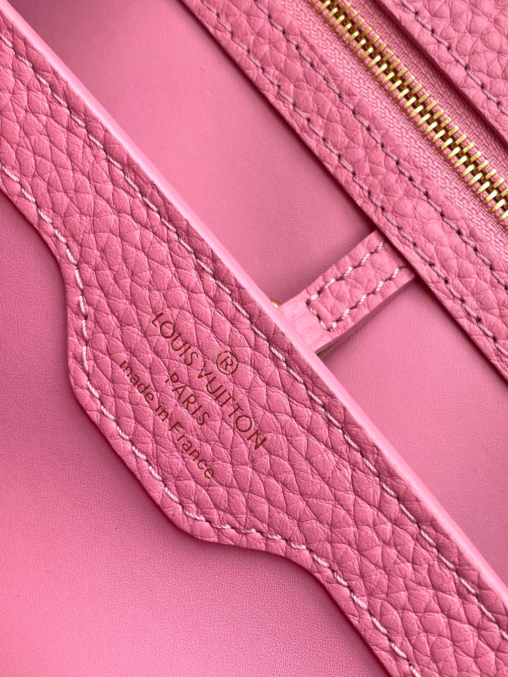 CAPUCINES MINI 21 EN QUINCAILLERIE OR TAURILLON ROSE GUIMAUVE