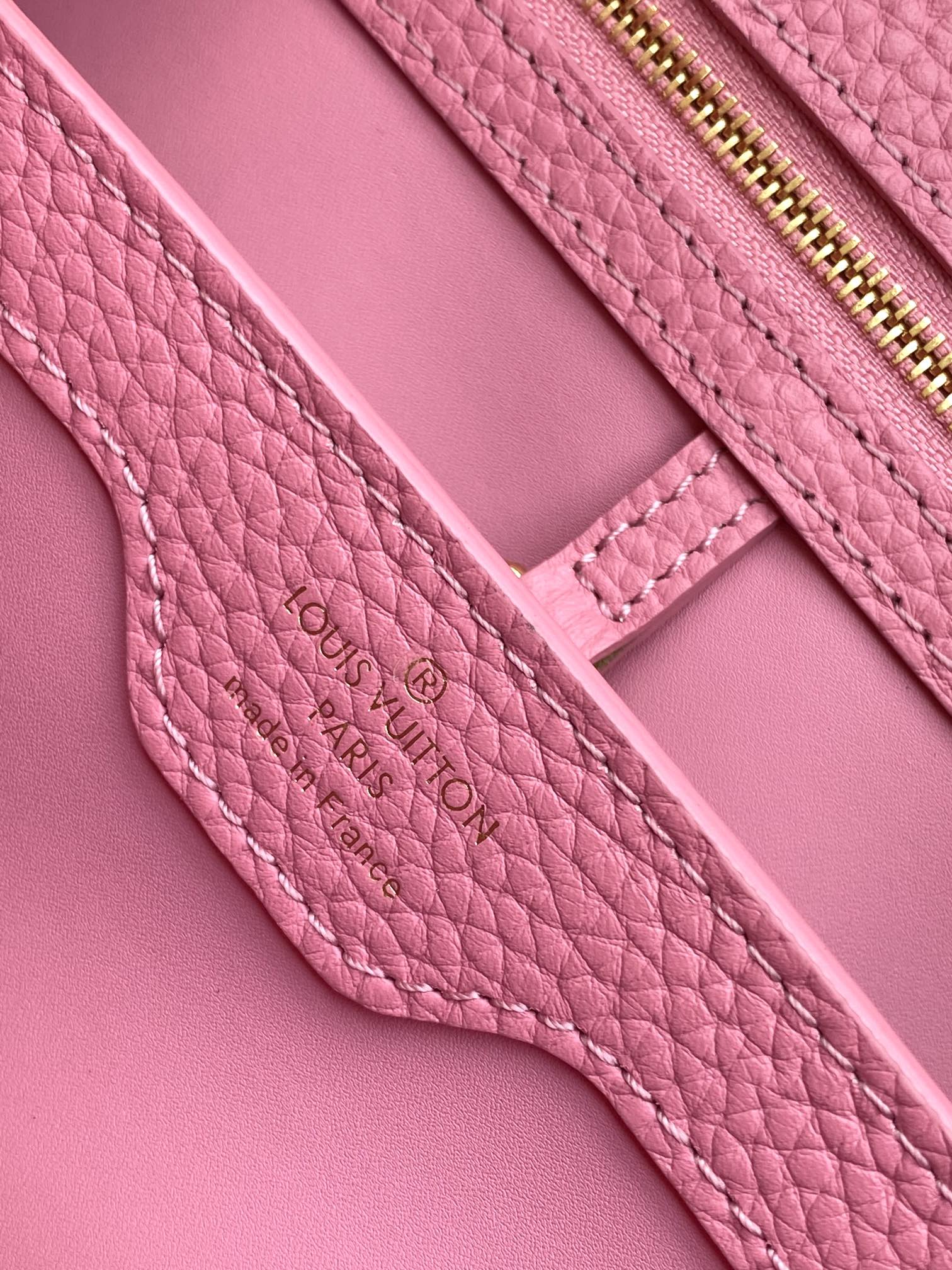 CAPUCINES MINI 21 EN QUINCAILLERIE OR TAURILLON ROSE GUIMAUVE