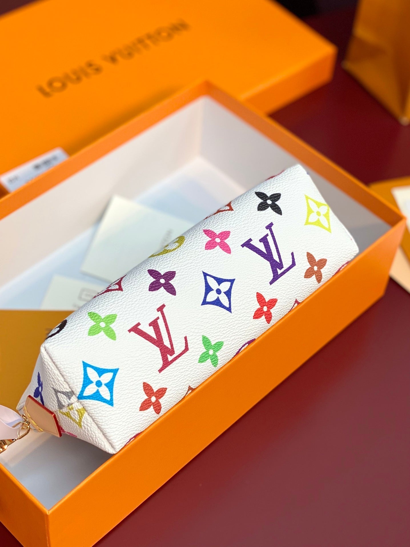 TROUSSE À COSMÉTIQUES PM 19 EN TOILE MONOGRAMME MULTICOLORE
