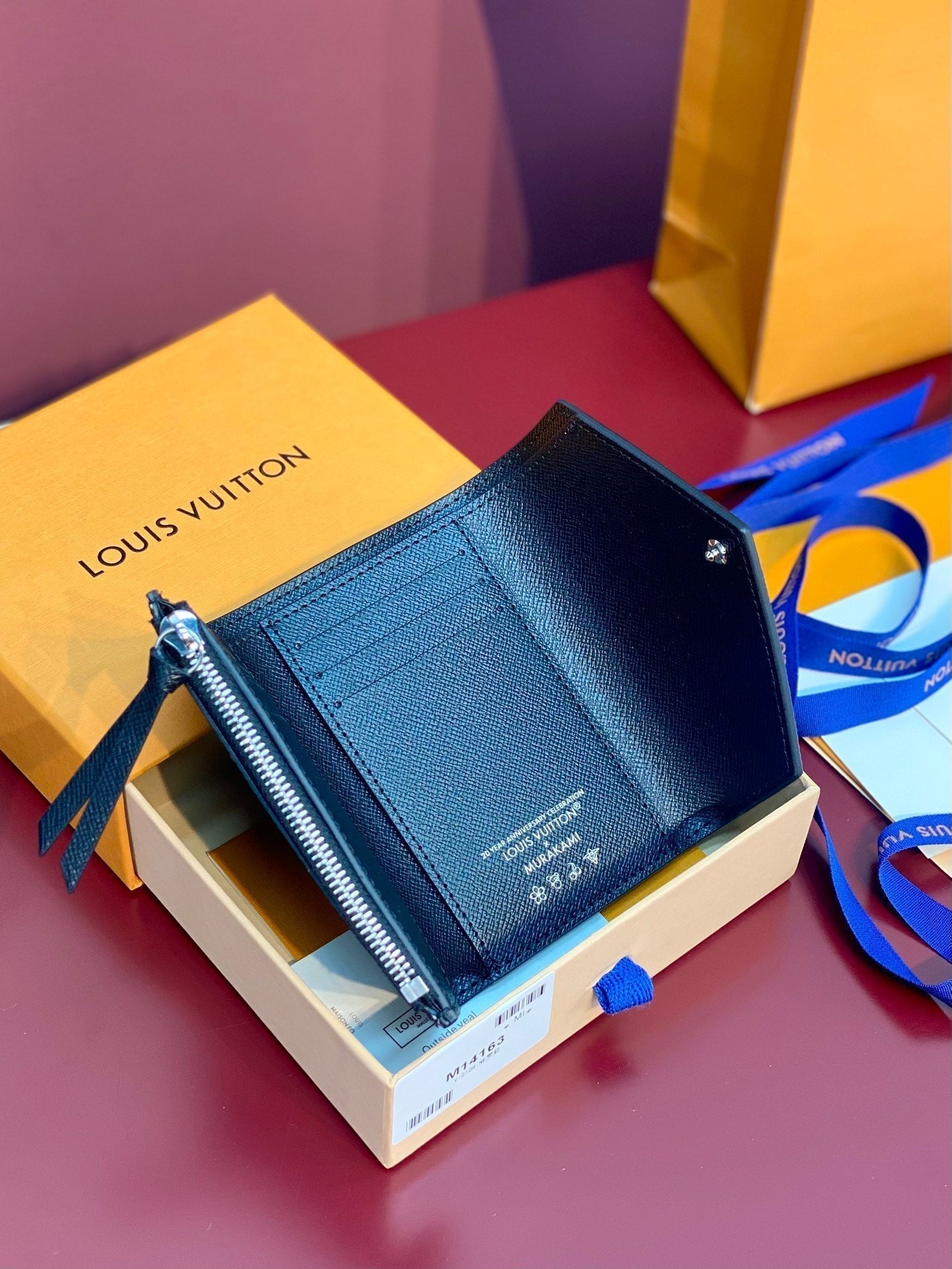 PORTEFEUILLE LV X TM VICTORINE EN TOILE MONOGRAMME NOIR MULTICOLORE