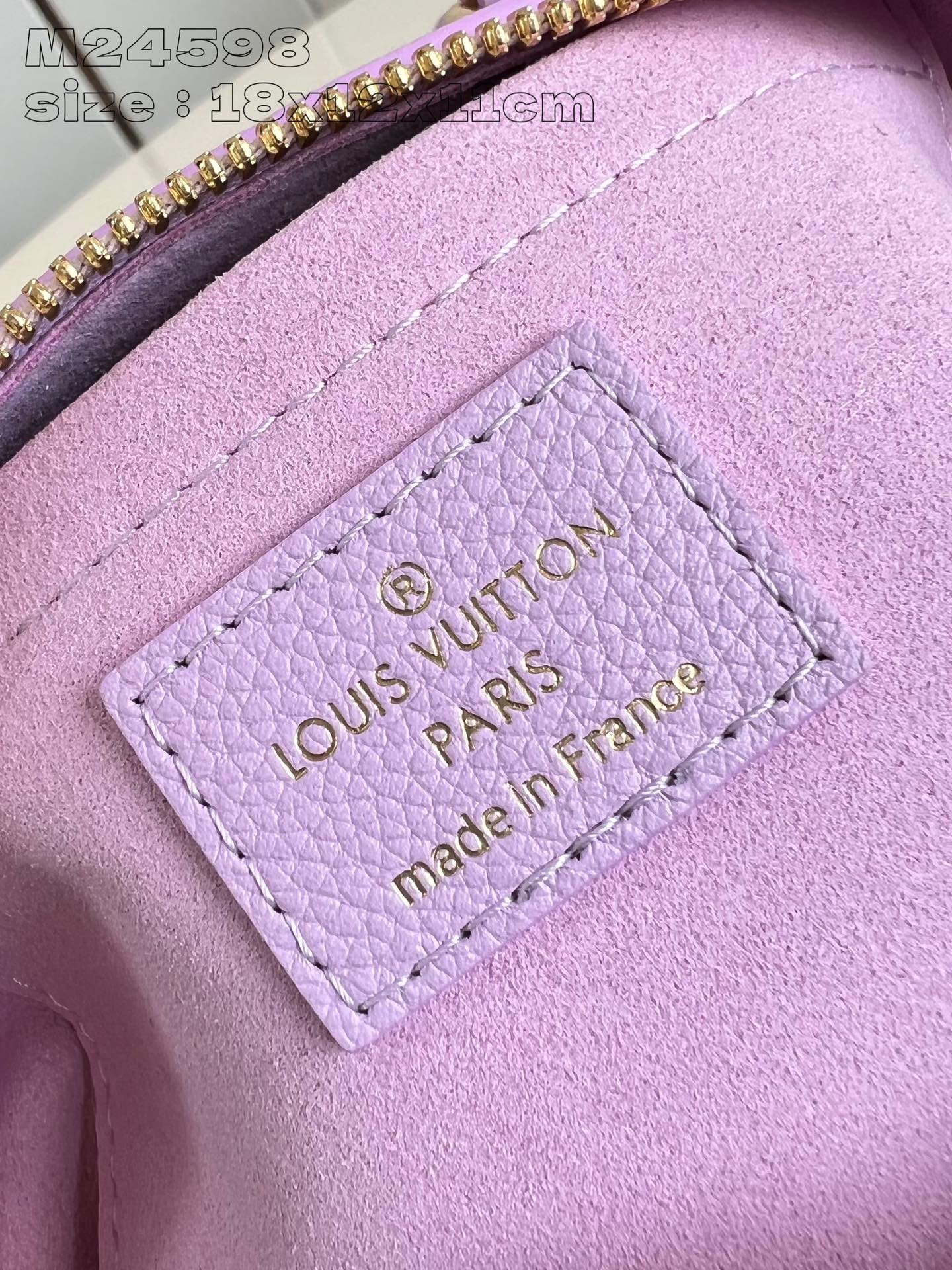 SPEEDY BANDOULIERE 18CM CUIR DE VEAU VIOLET