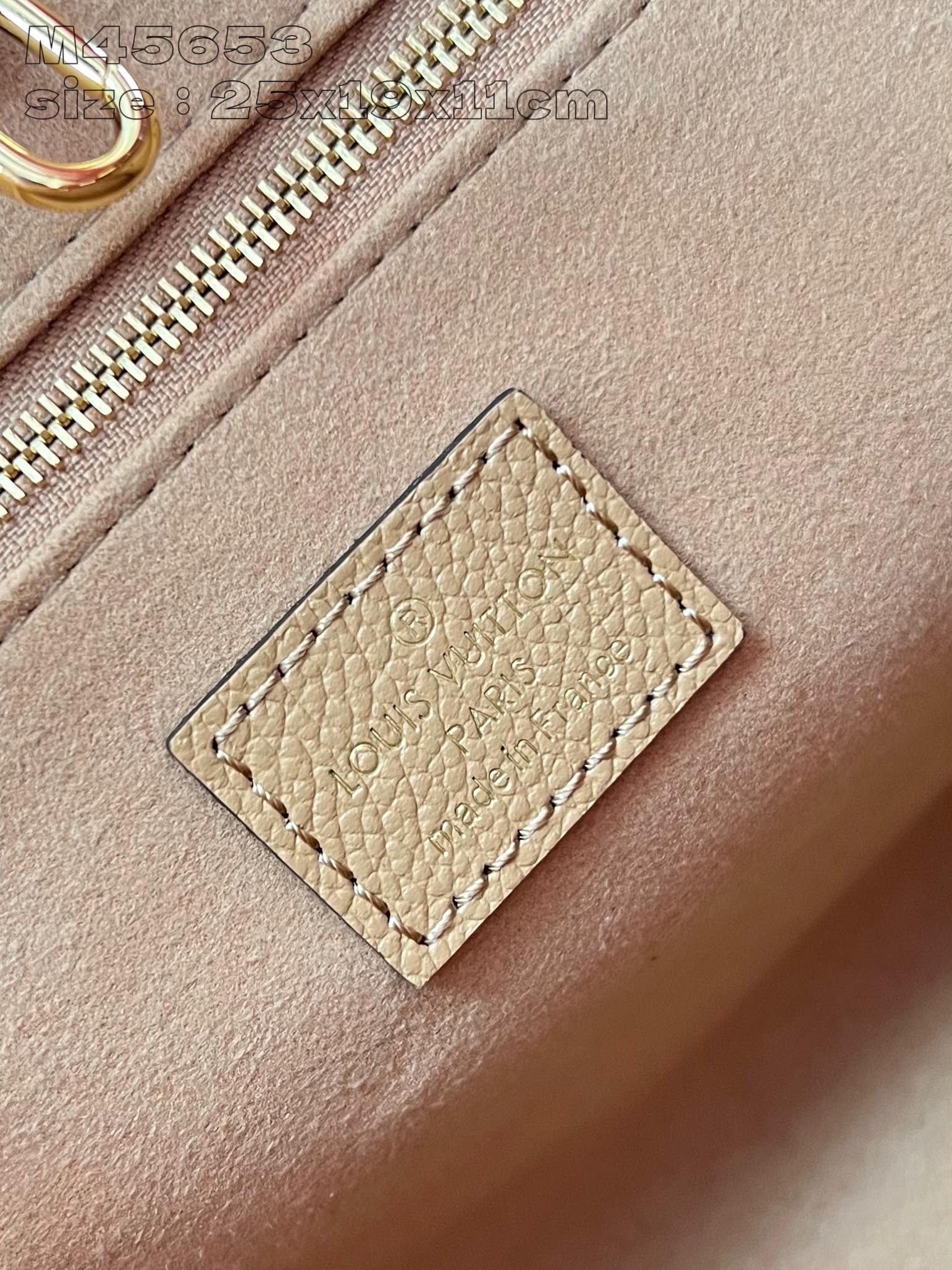 SPEEDY BANDOULIERE 20 MARRON BLANC MONOGRAMME EMPREINTE CUIR DE VEAU 