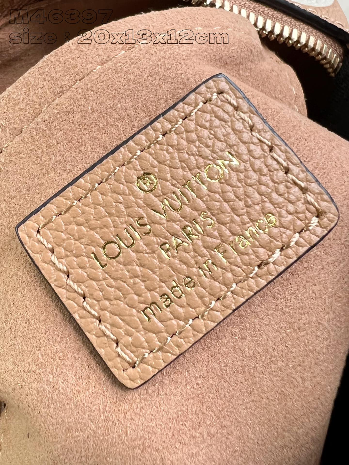 SPEEDY BANDOULIERE 20 MARRON BLANC MONOGRAMME EMPREINTE CUIR DE VEAU 