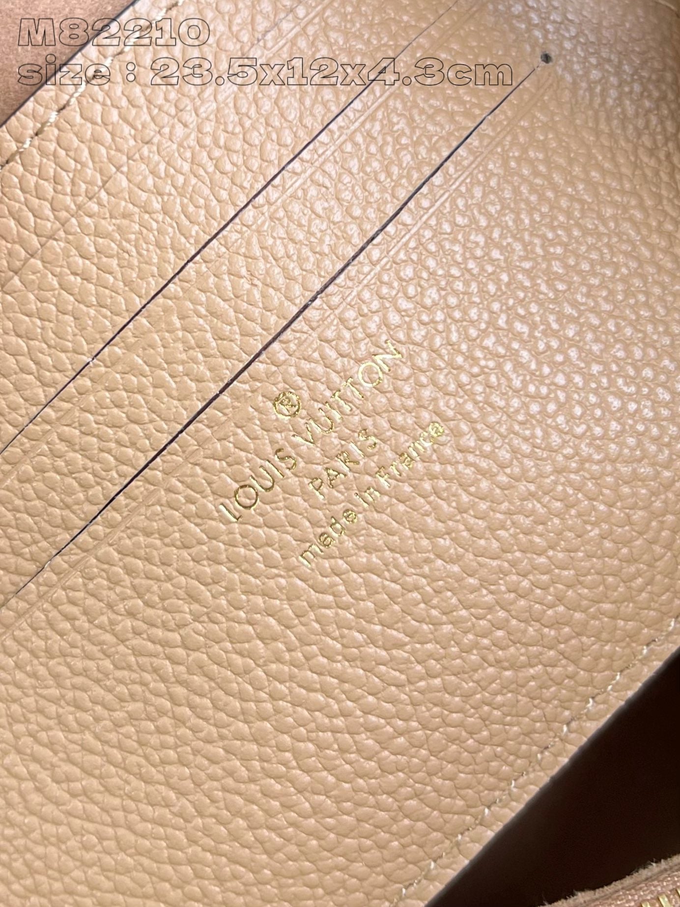 LV WOC IVY 23.5 CUIR DE VEAU MARRON MONOGRAMME EMPREINTE