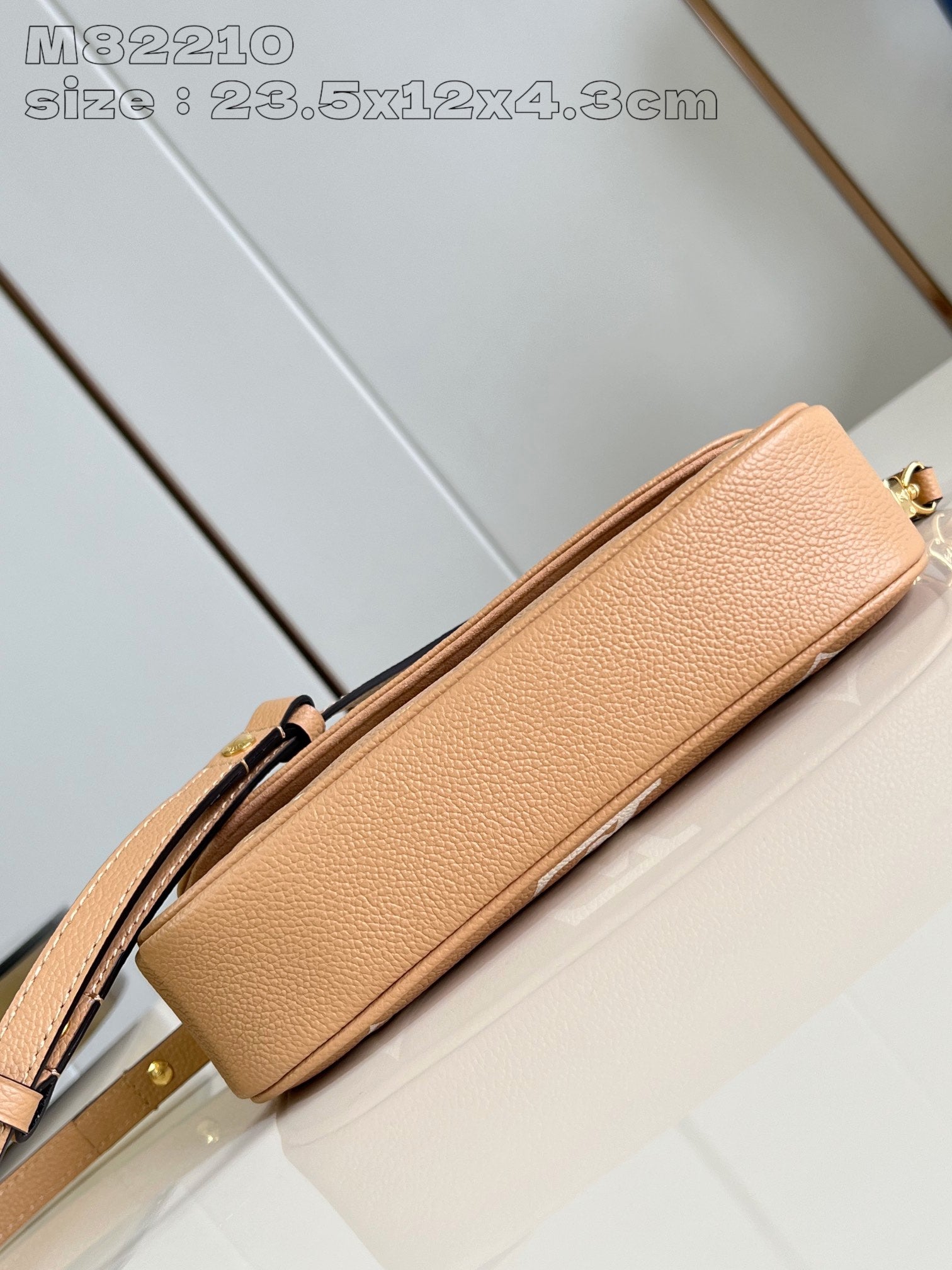 LV WOC IVY 23.5 CUIR DE VEAU MARRON MONOGRAMME EMPREINTE