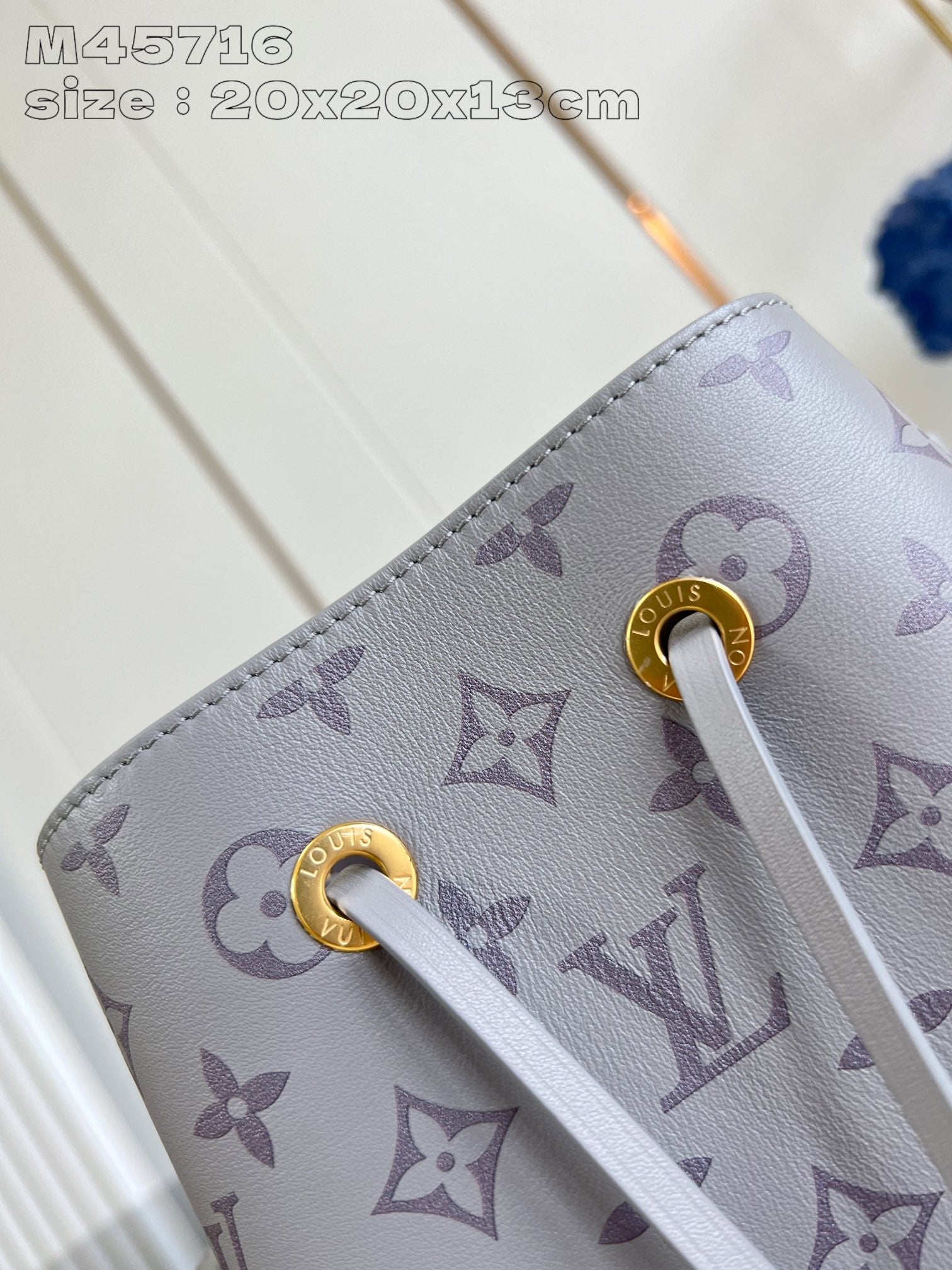 TOILE MONOGRAMME GRIS NEONOE BB 20 