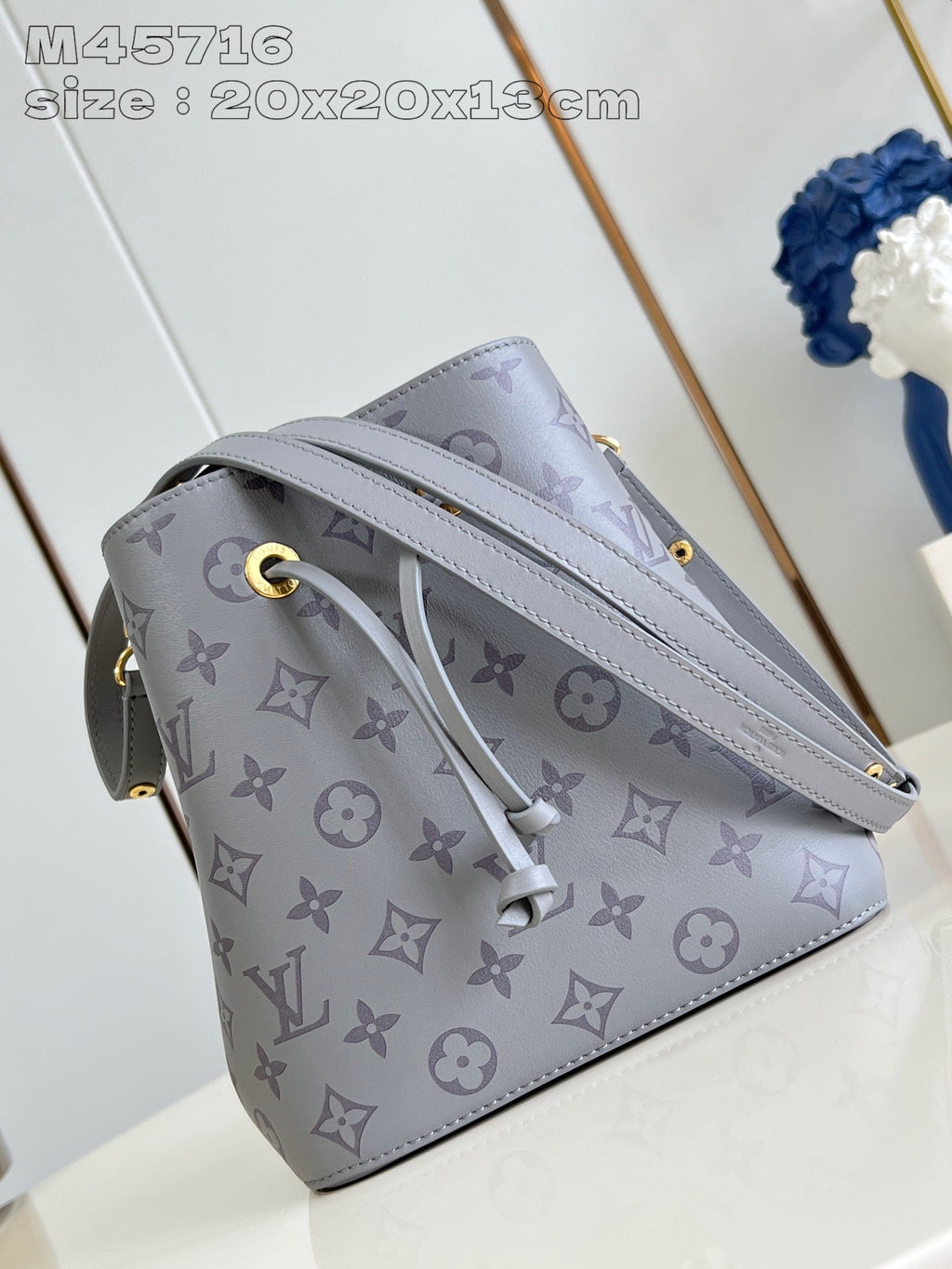 TOILE MONOGRAMME GRIS NEONOE BB 20 