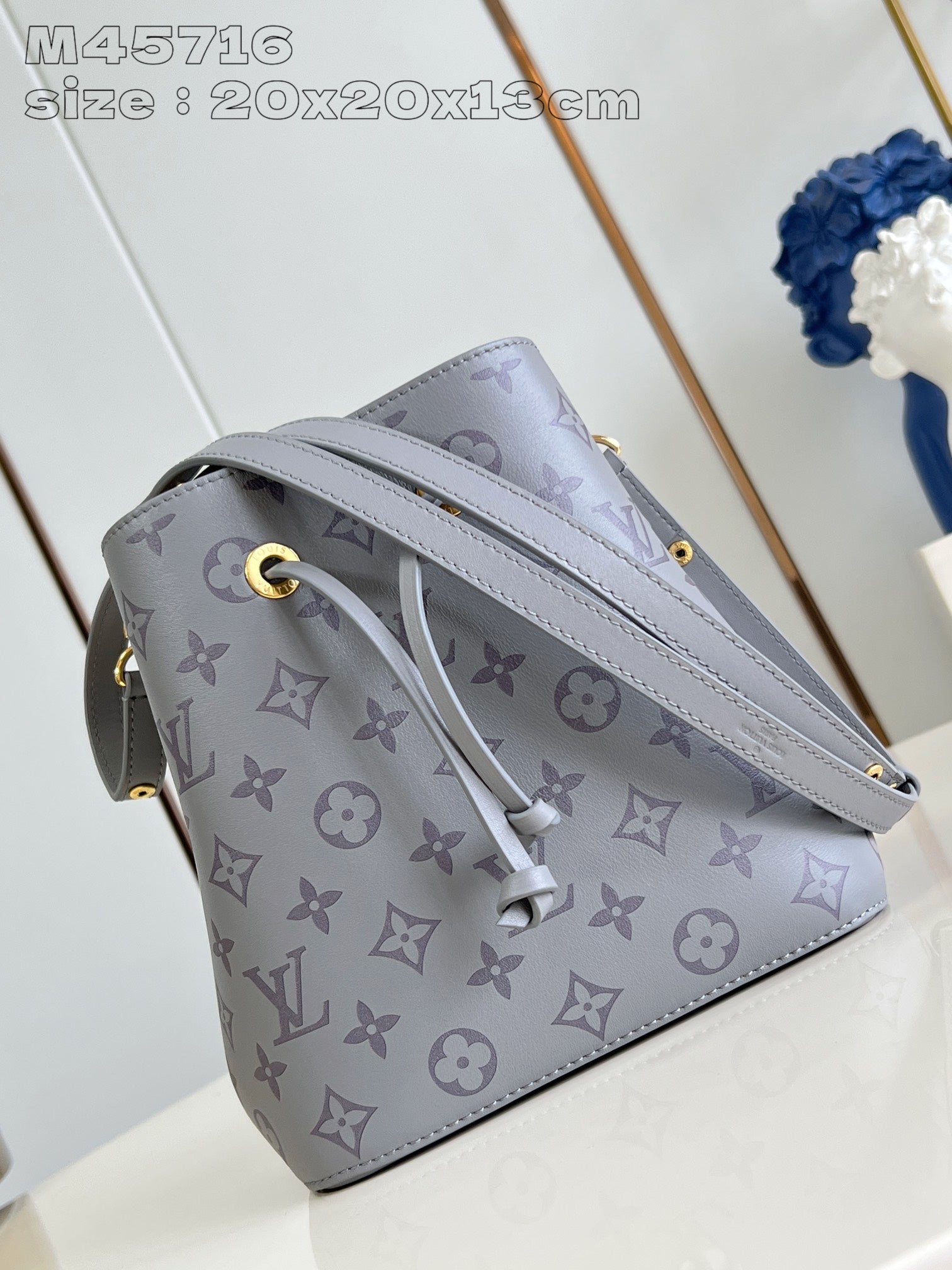 TOILE MONOGRAMME GRIS NEONOE BB 20 