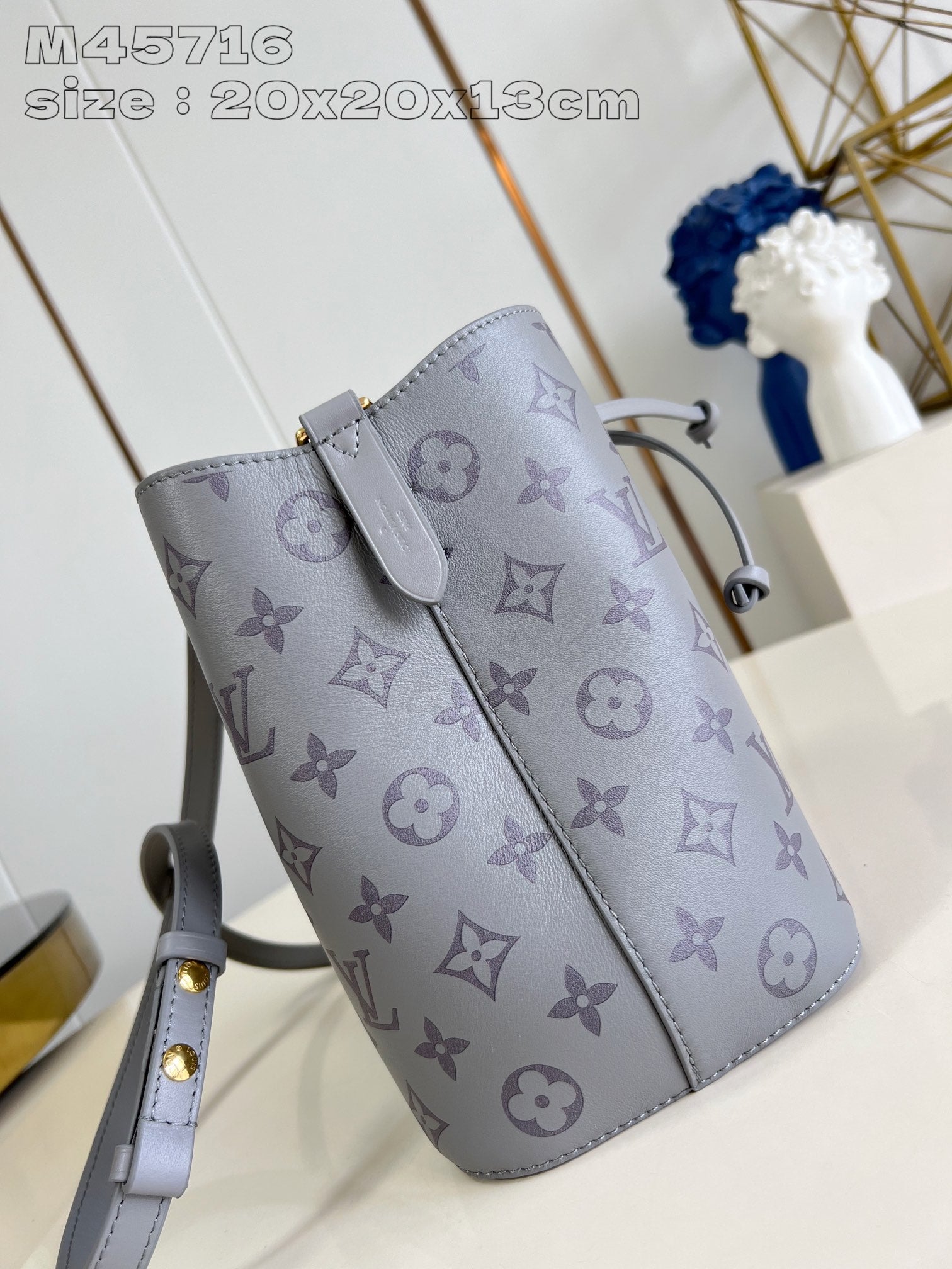 TOILE MONOGRAMME GRIS NEONOE BB 20 